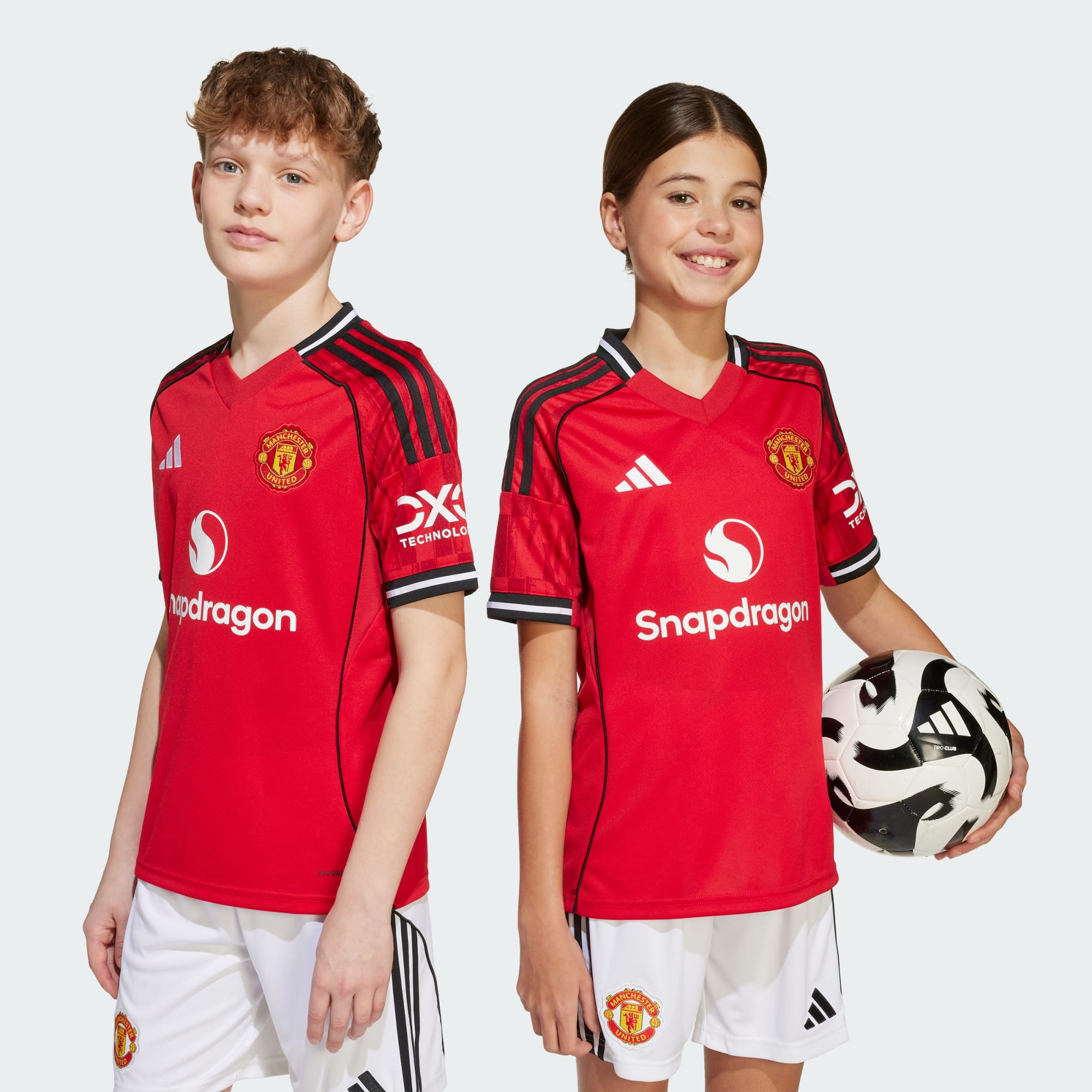 adidas Manchester United 25/26 Home Jersey Kids