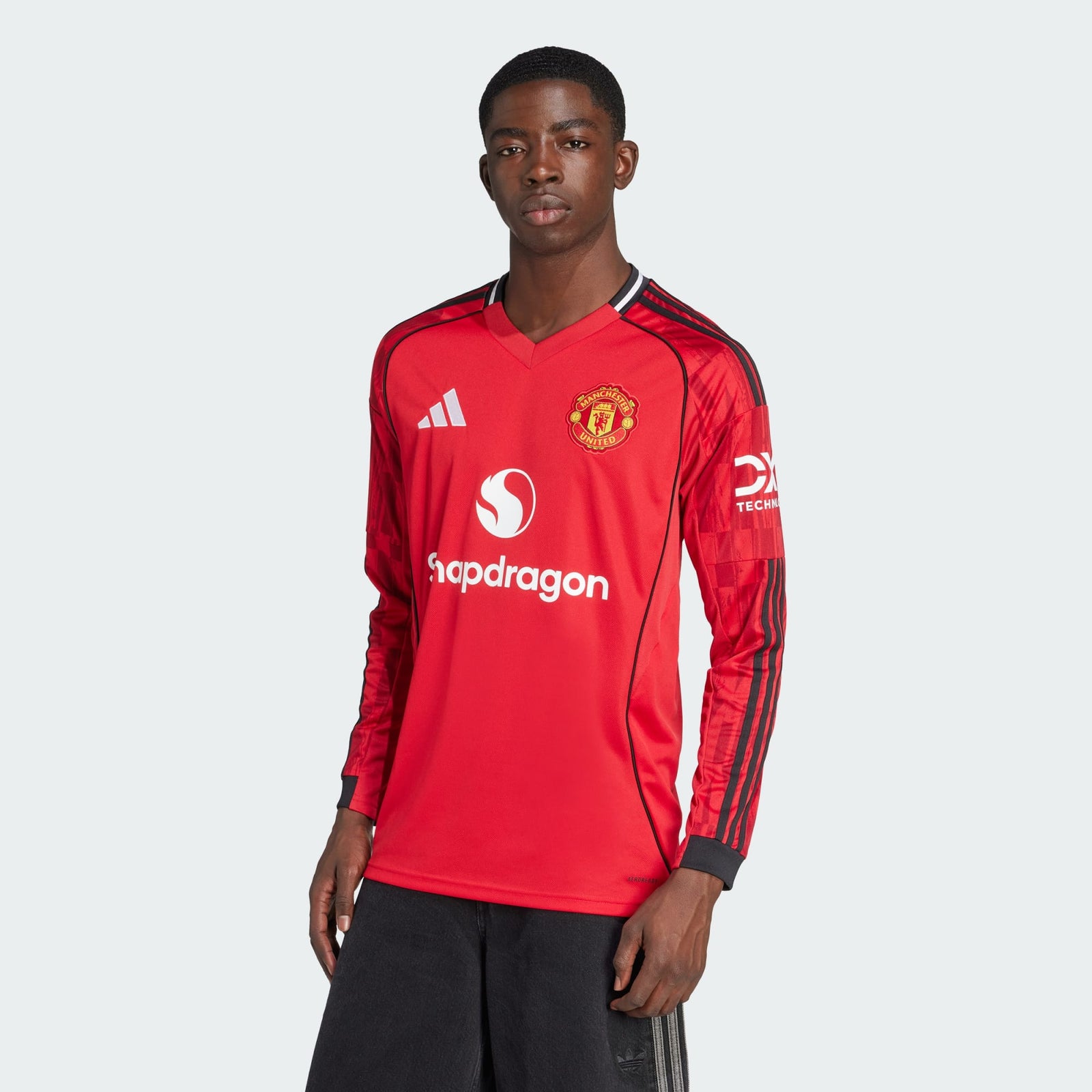 adidas Manchester United 25/26 Long Sleeve Home Jersey - JP3037-ADIDAS by adidas | Available at Niky's Sports