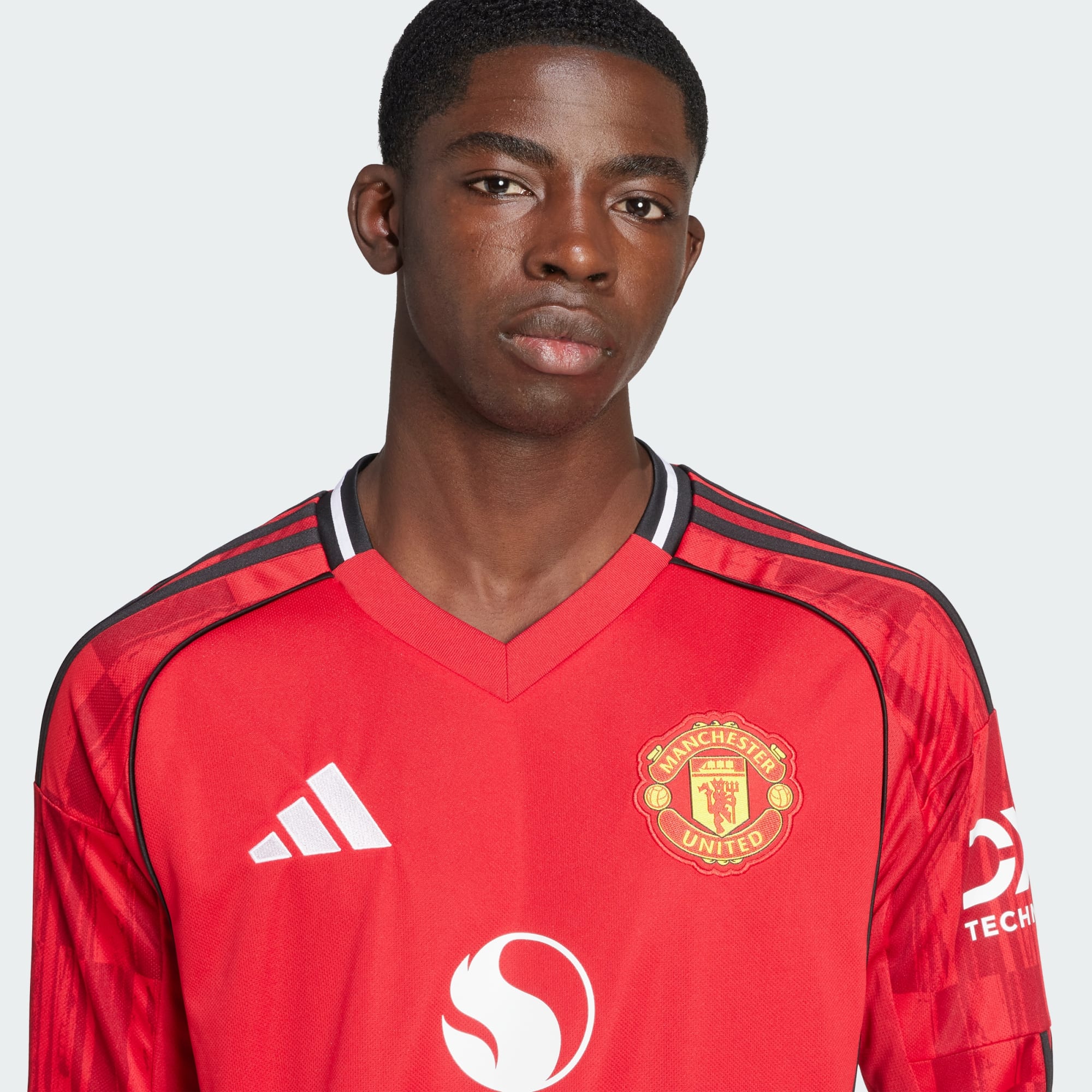 adidas Manchester United 25/26 Long Sleeve Home Jersey - JP3037-ADIDAS by adidas | Available at Niky's Sports