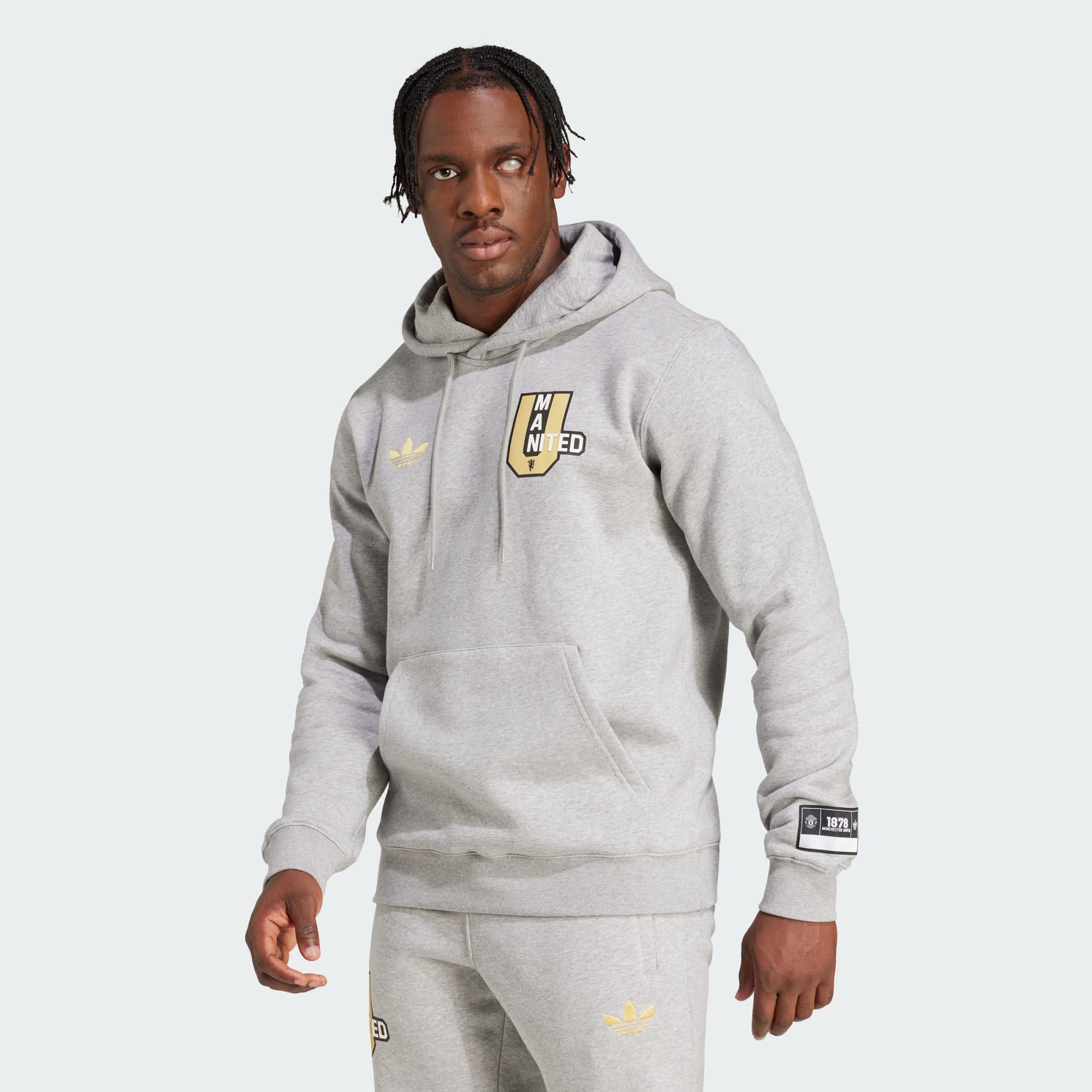 adidas Manchester United VRCT Hoodie - JF0368-ADIDAS by adidas | Available at Niky's Sports