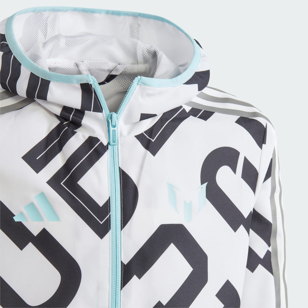 adidas Messi Windbreaker Youth - IJ4938-ADIDAS by adidas | Available at Niky's Sports