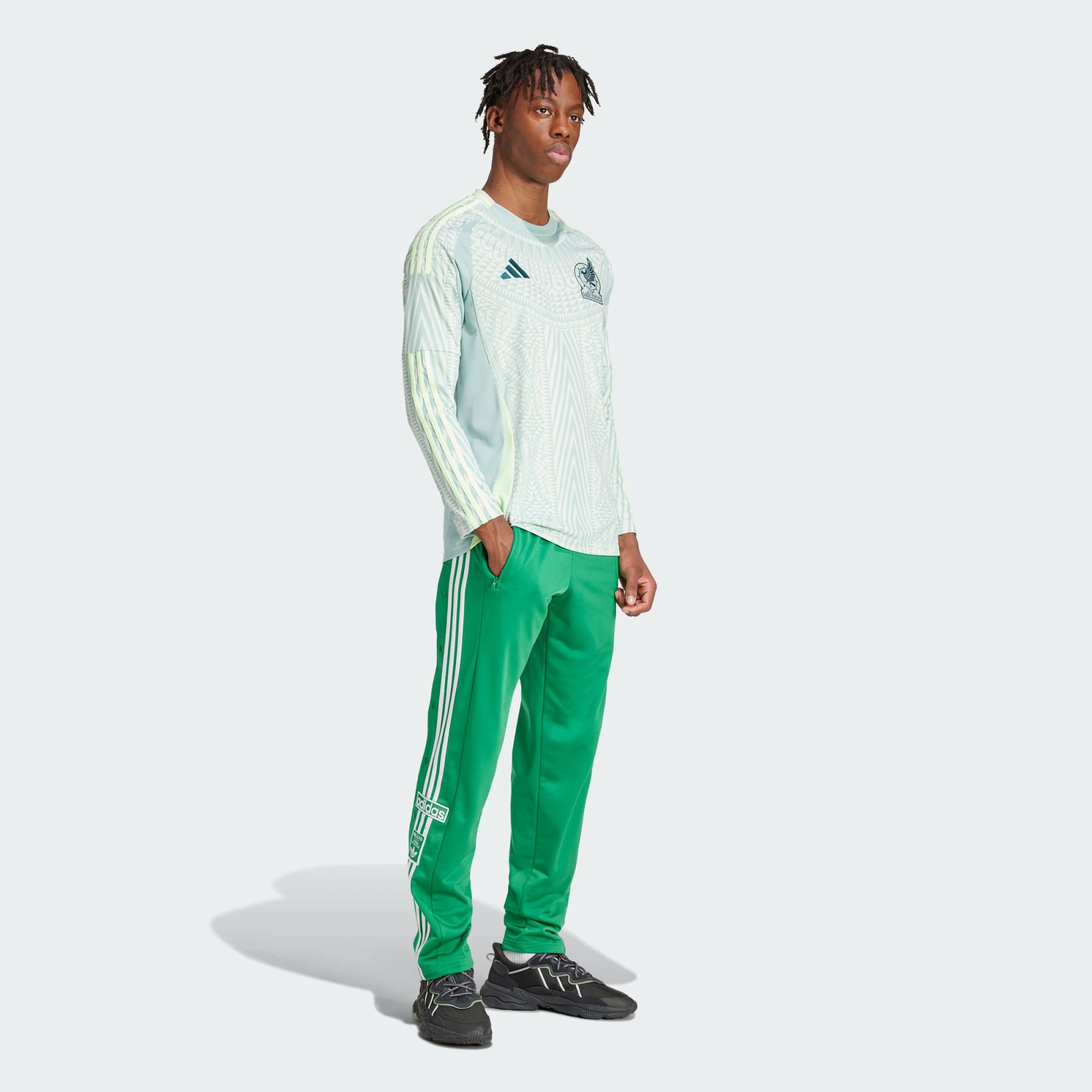 adidas MEXICO 24 LONG SLEEVE AWAY JERSEY - IP6387-ADIDAS by adidas | Available at Niky's Sports