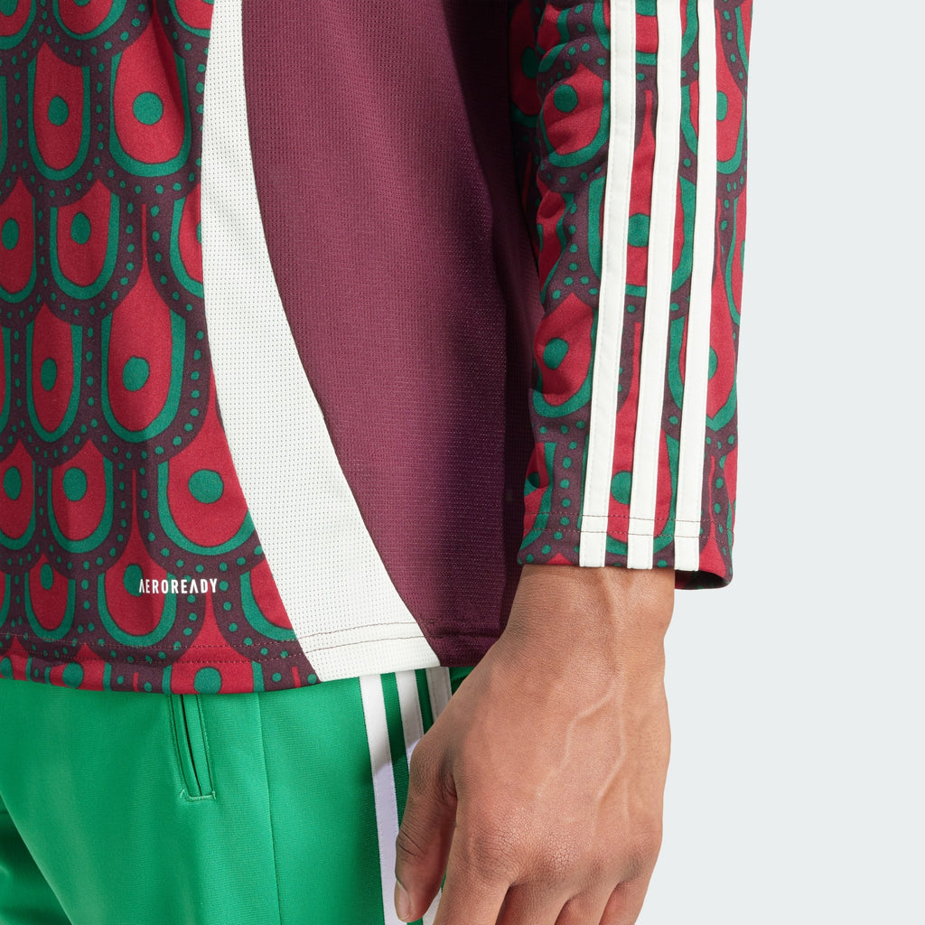adidas MEXICO 24 LONG SLEEVE HOME JERSEY - IP6381-ADIDAS by adidas | Available at Niky's Sports