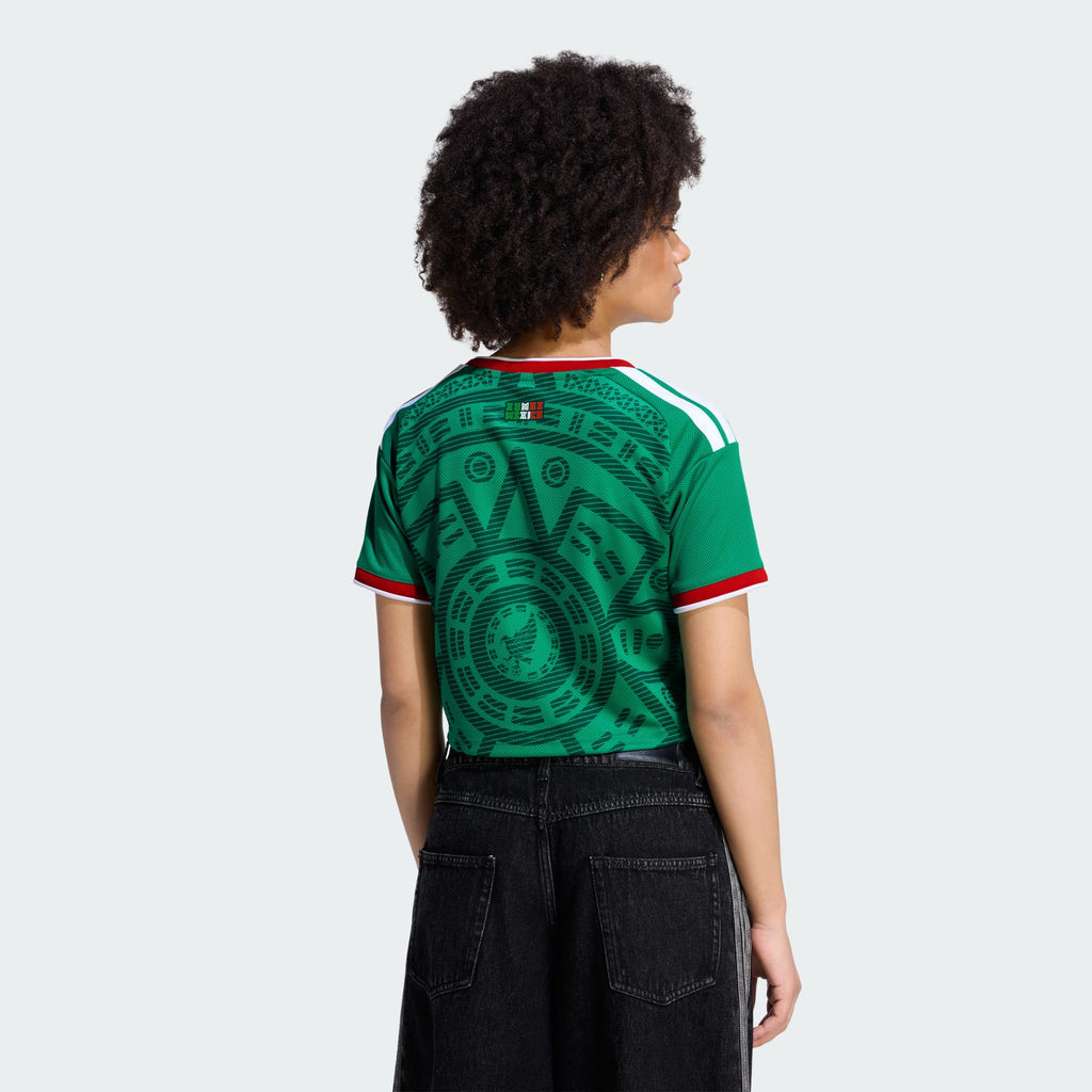adidas Mexico 26 Home Cropped Women's Jersey - KE9975-ADIDAS by adidas | Available at Niky's Sports