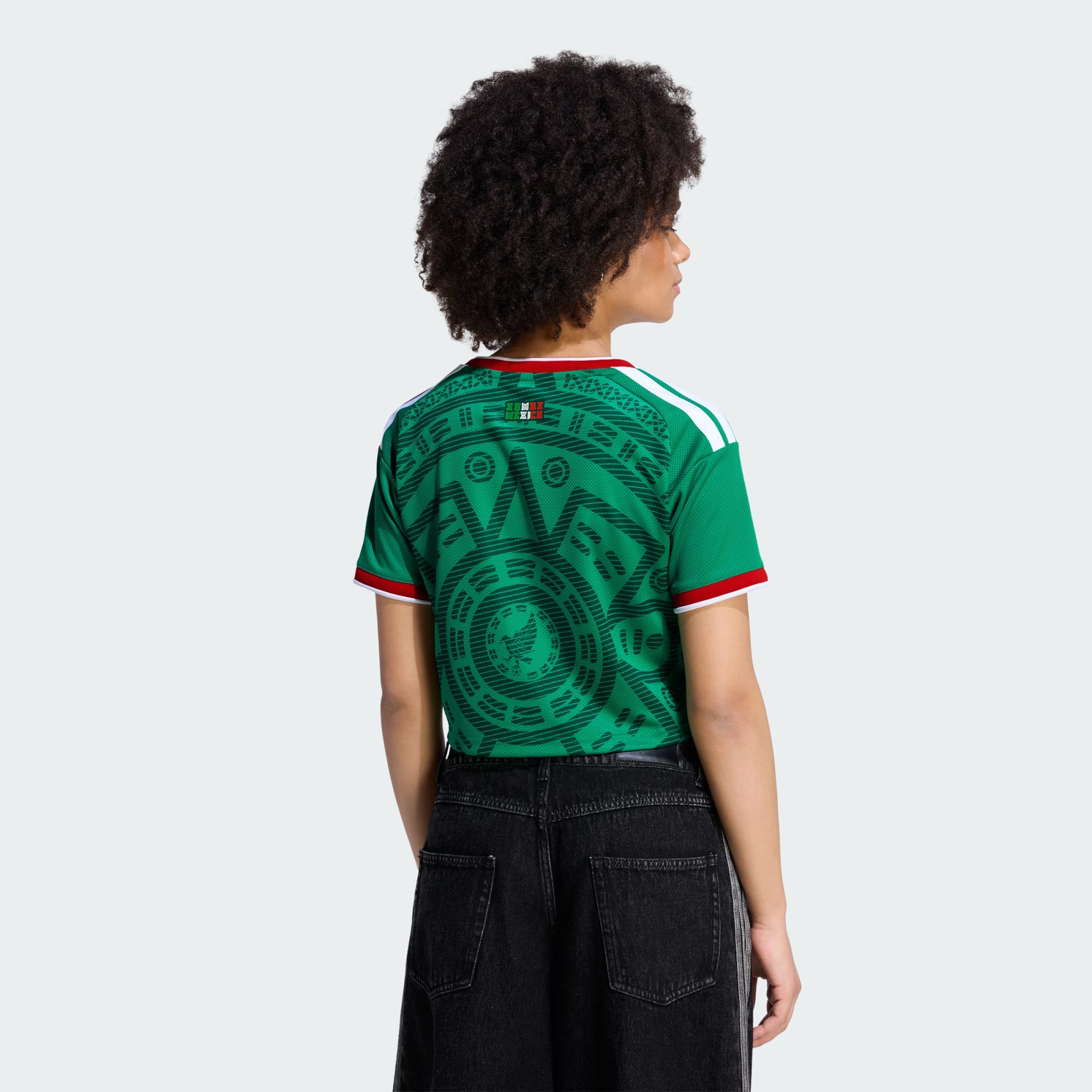 adidas Mexico 26 Home Cropped Women's Jersey - KE9975-ADIDAS by adidas | Available at Niky's Sports