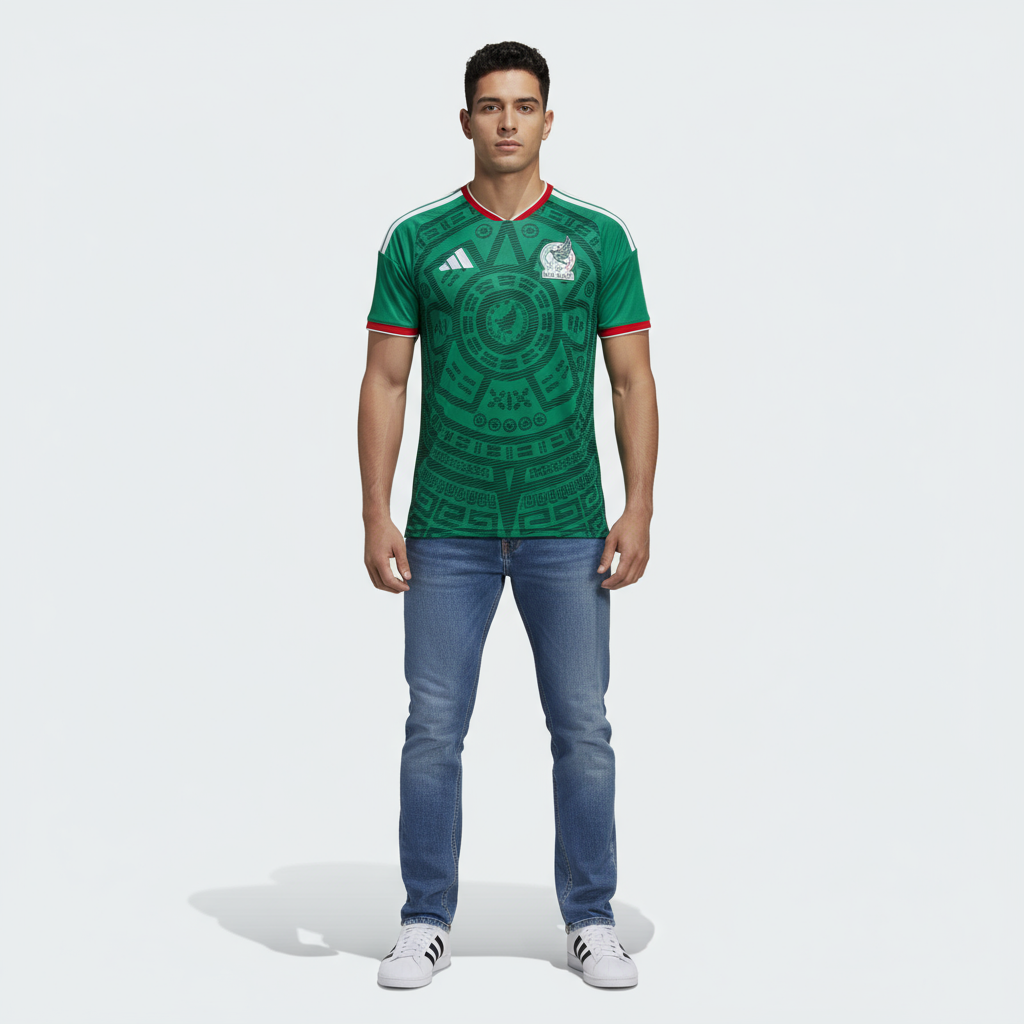 adidas Mexico 26 Home Stadium Men's Jersey