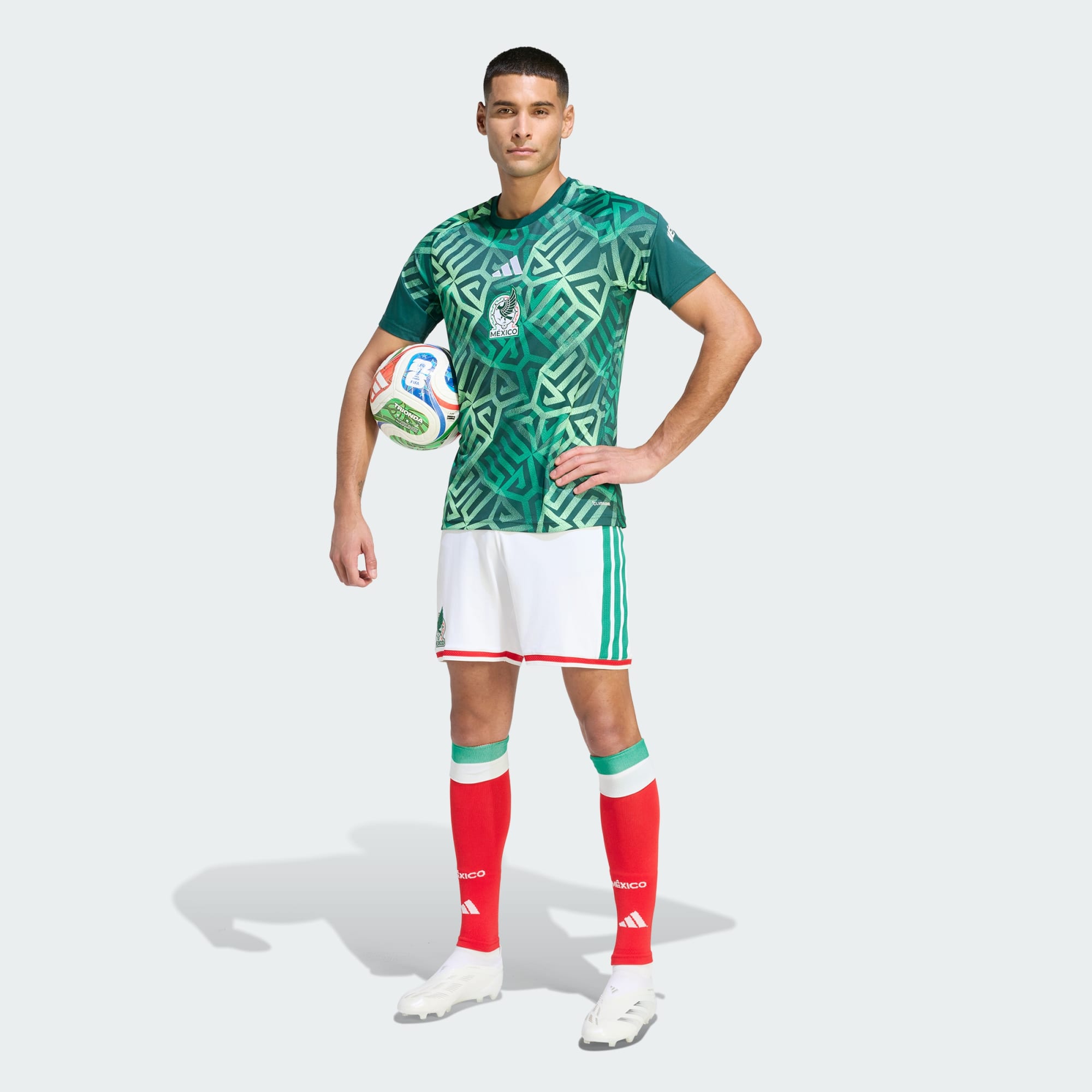 adidas Mexico 26 Home Pre Match Jersey - JY5485-ADIDAS by adidas | Available at Niky's Sports