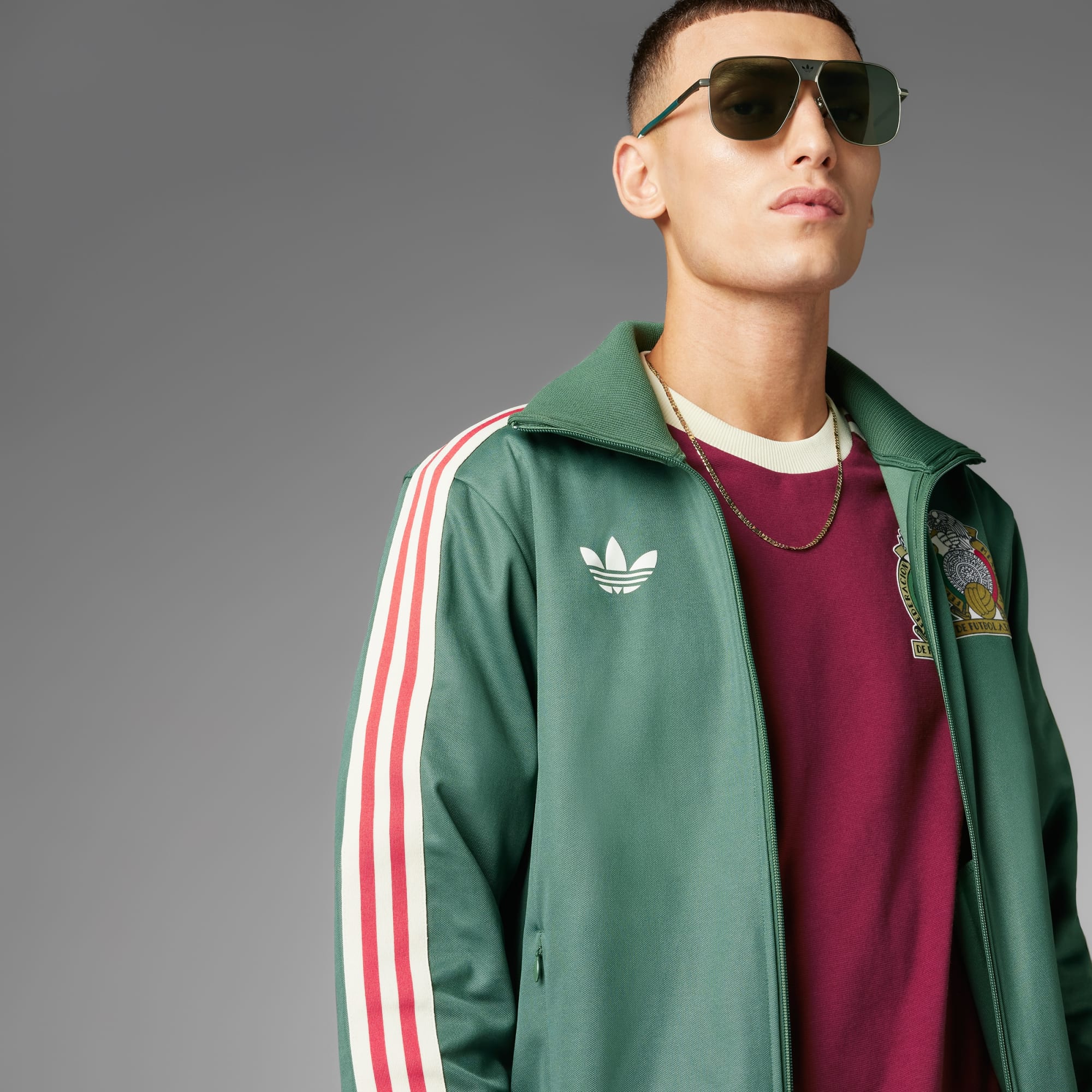 adidas Mexico Men's Beckenbauer Track Top