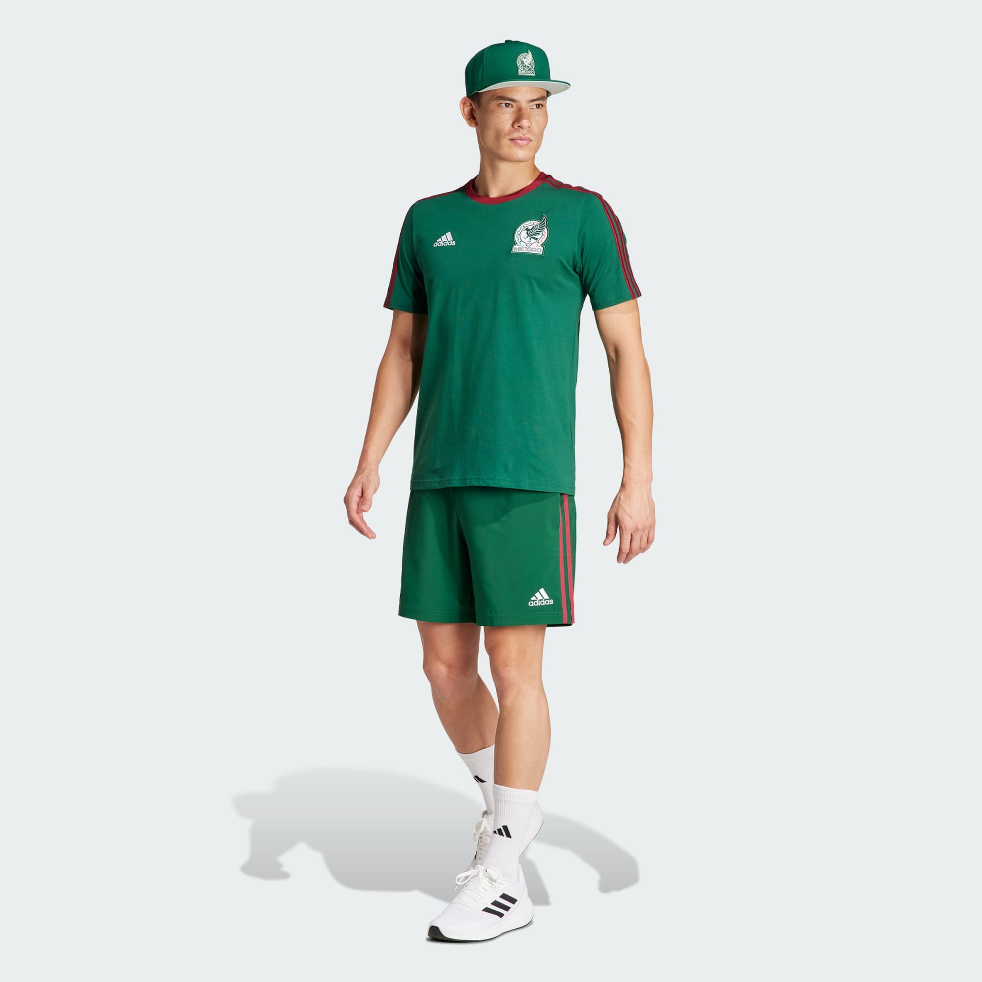 adidas Mexico DNA Men's 3-Stripe Tee - IU2161-ADIDAS by adidas | Available at Niky's Sports