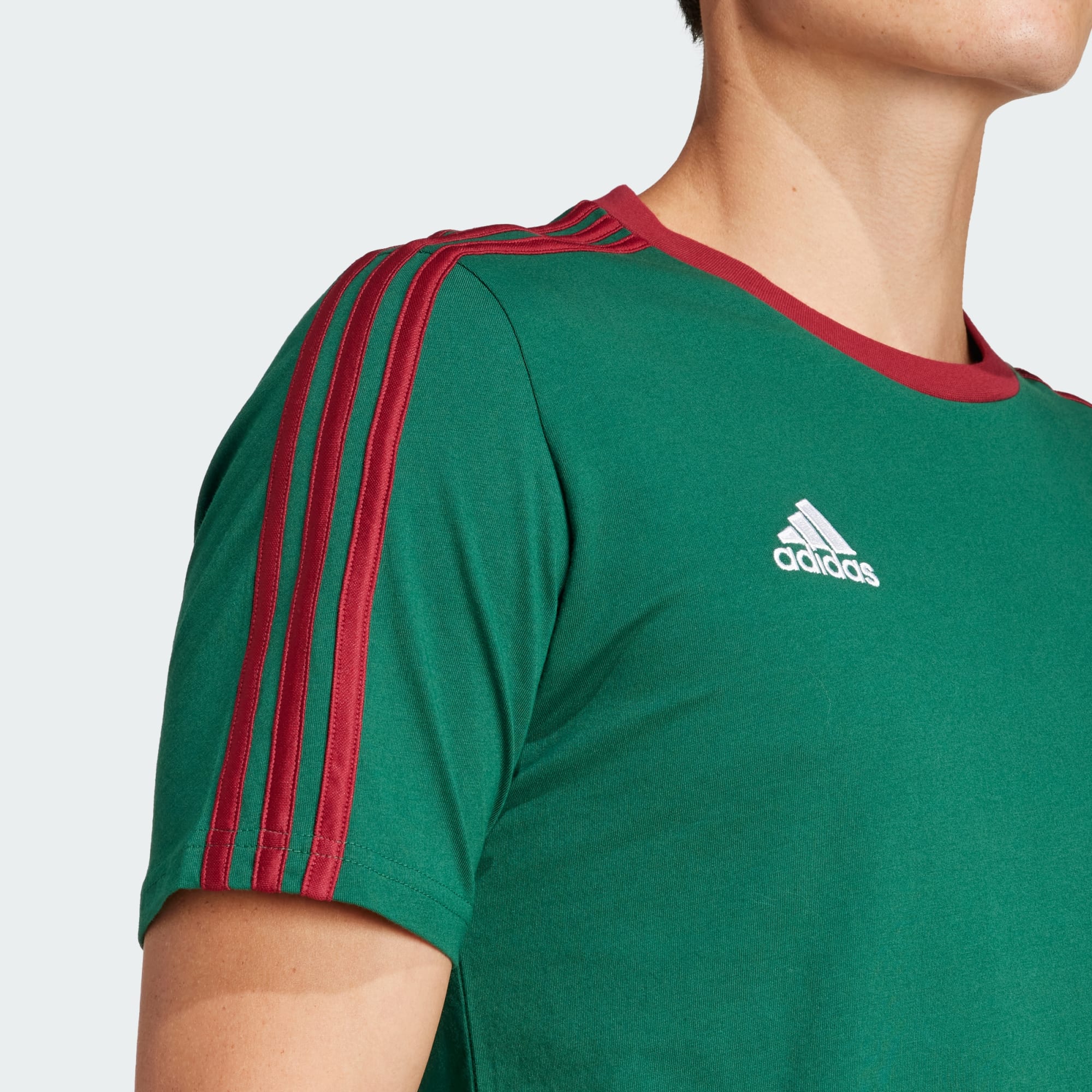 adidas Mexico DNA Men's 3-Stripe Tee - IU2161-ADIDAS by adidas | Available at Niky's Sports