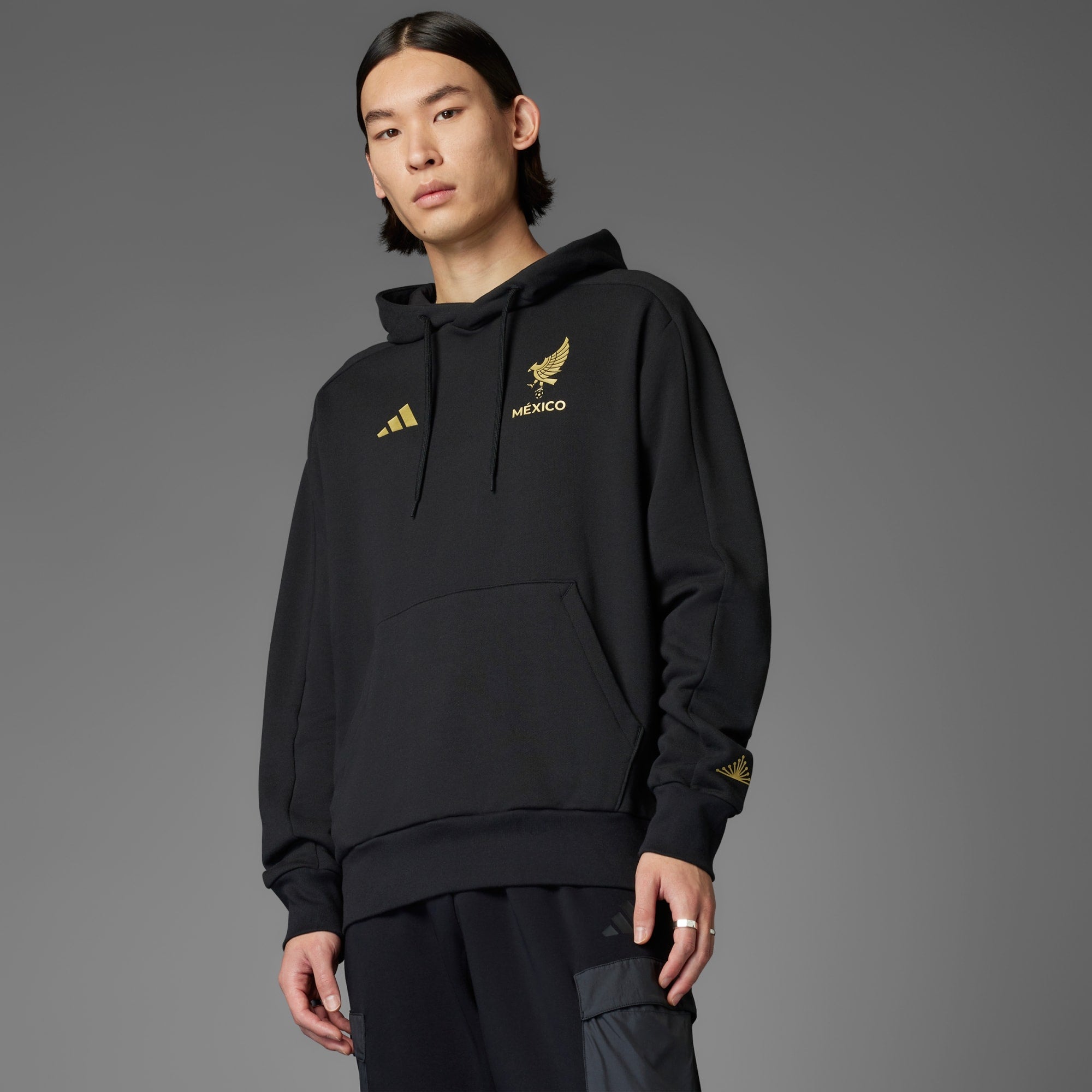 adidas Mexico De Oro Men's DNA Hoodie - JM2868-ADIDAS by adidas | Available at Niky's Sports