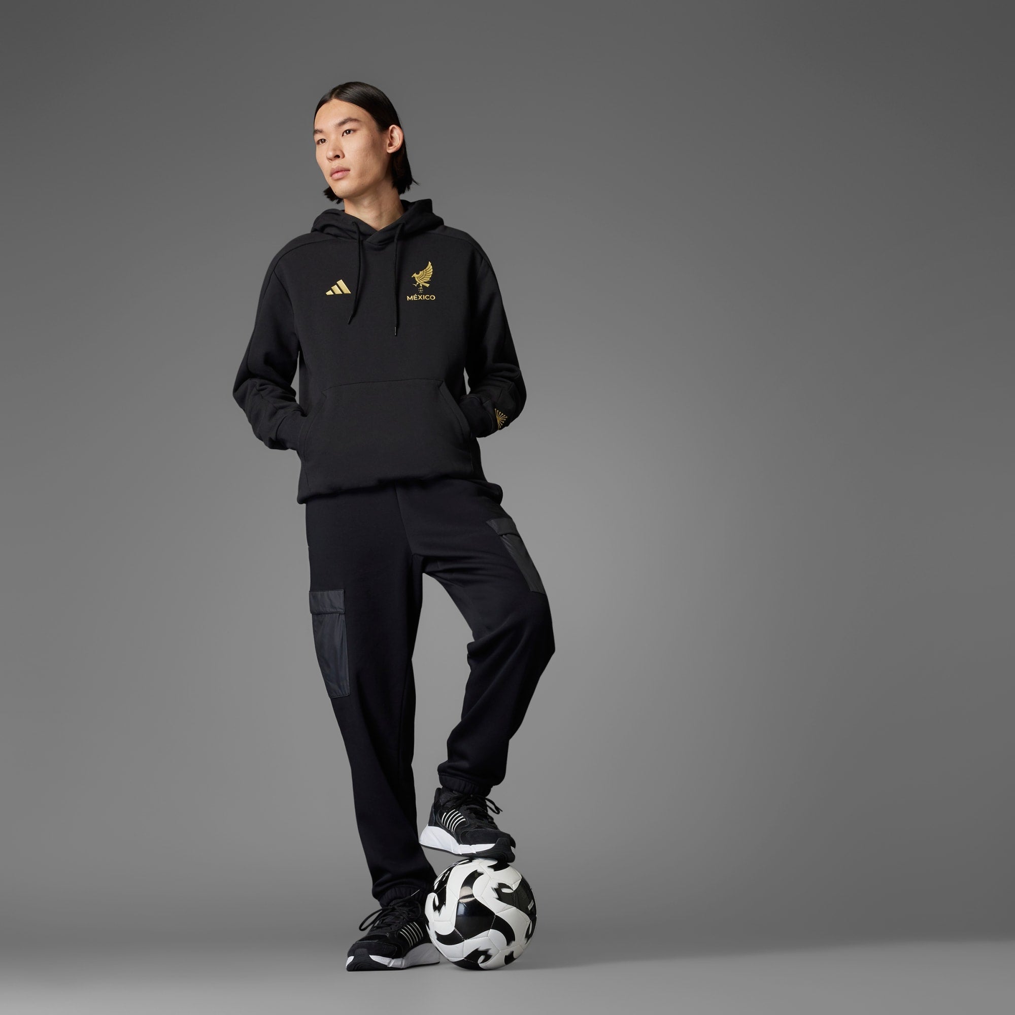 adidas Mexico De Oro Men's DNA Hoodie - JM2868-ADIDAS by adidas | Available at Niky's Sports