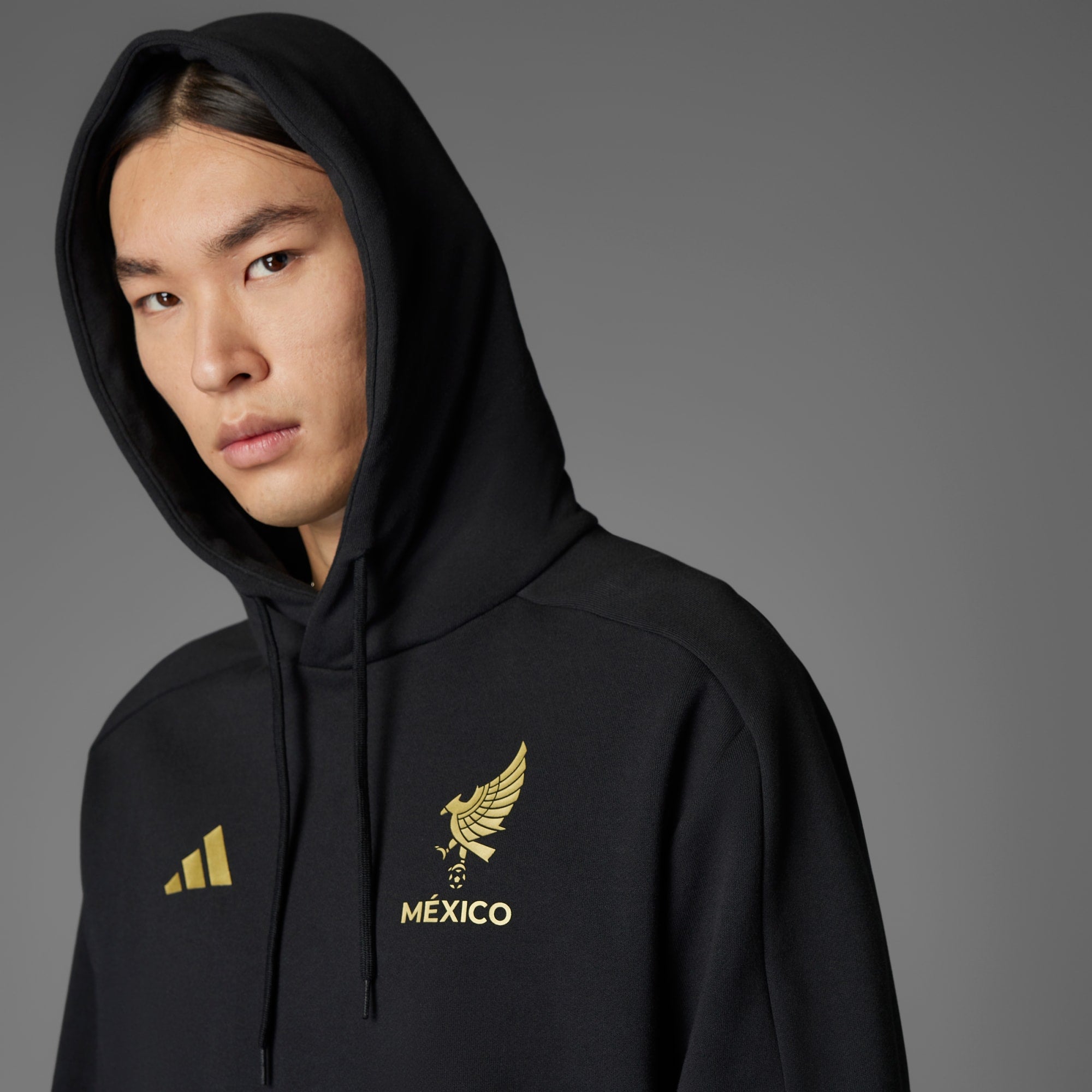 adidas Mexico De Oro Men's DNA Hoodie - JM2868-ADIDAS by adidas | Available at Niky's Sports