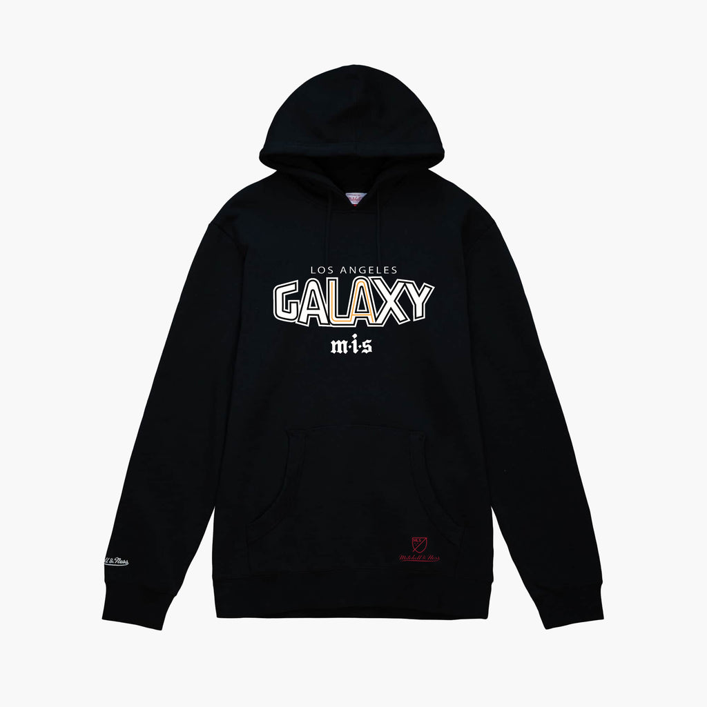 Mitchell and Ness LA Galaxy * MIS Hoodie - TH9202-LAGBLCK-MITCHELL & NESS by Mitchell & Ness | Available at Niky's Sports
