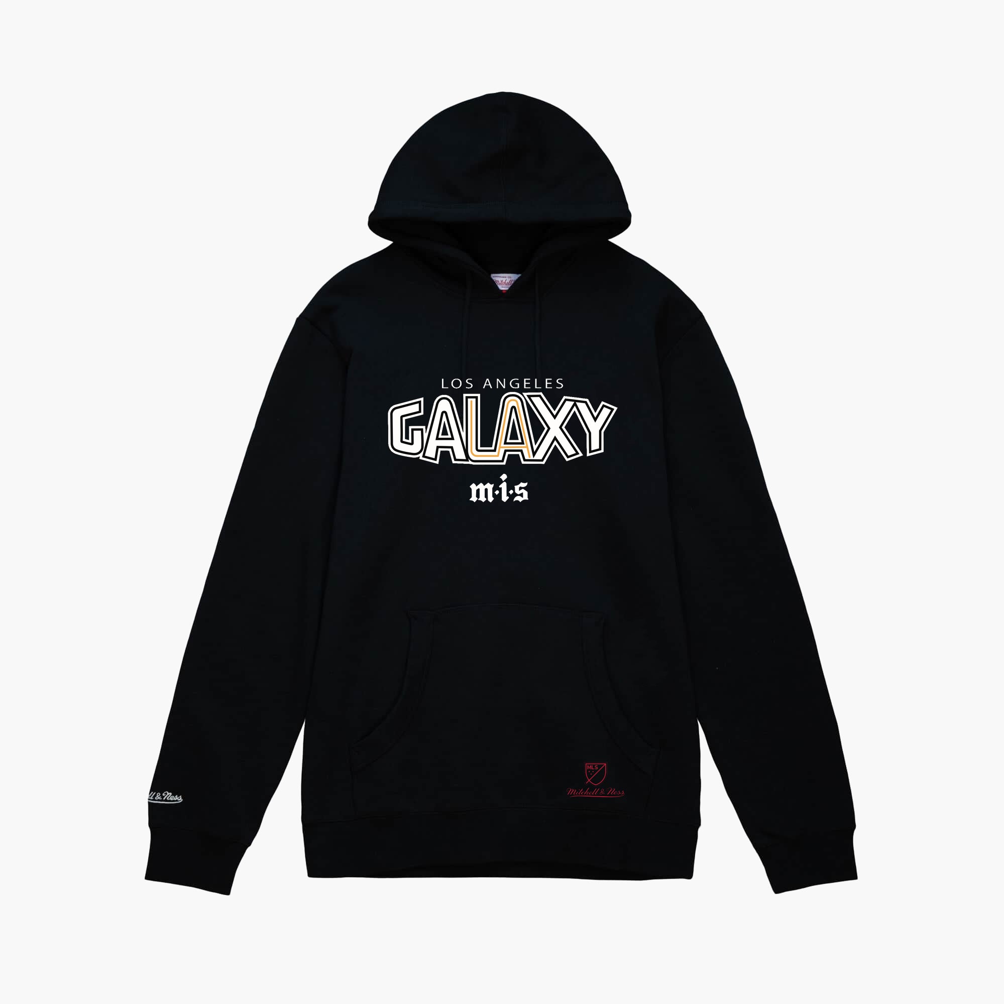 Mitchell and Ness LA Galaxy * MIS Hoodie - TH9202-LAGBLCK-MITCHELL & NESS by Mitchell & Ness | Available at Niky's Sports