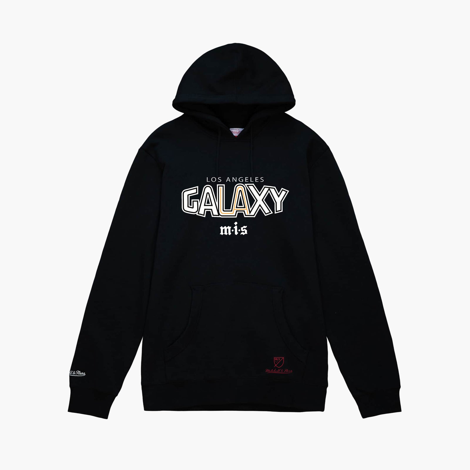 Mitchell and Ness LA Galaxy * MIS Hoodie - TH9202-LAGBLCK-MITCHELL & NESS by Mitchell & Ness | Available at Niky's Sports
