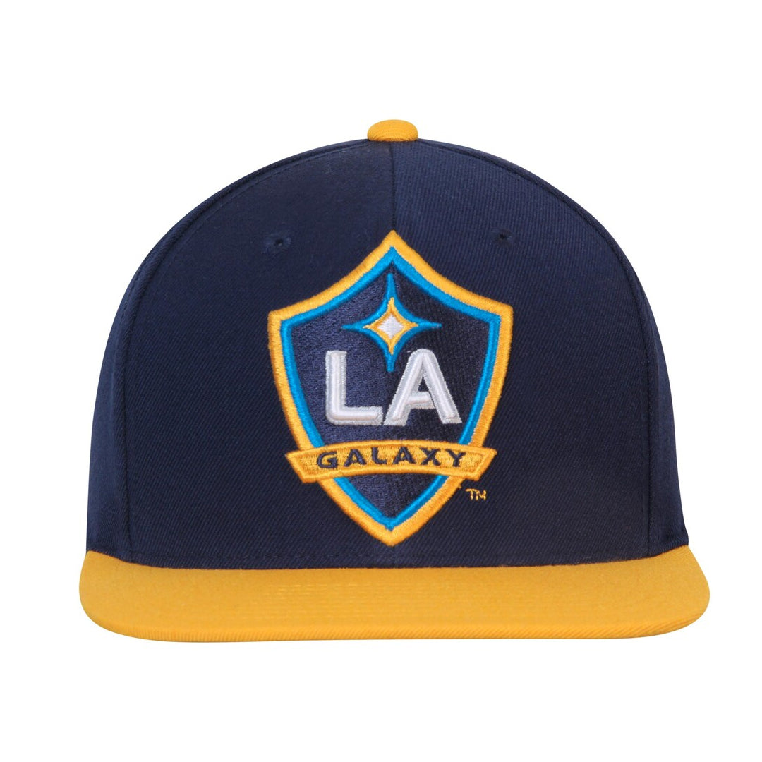 MITCHELL AND NESS LA Galaxy Team Tone Snapback - HHSS5755-LAGYYPPPNYY-MITCHELL & NESS by Mitchell & Ness | Available at Niky's Sports