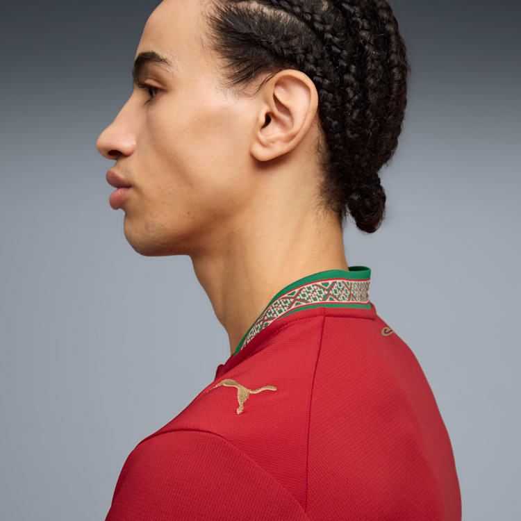 Puma Morocco 26 Home Men's Soccer Jersey - 783317-01-PUMA by Puma | Available at Niky's Sports