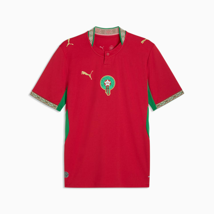 Puma Morocco 26 Home Men's Soccer Jersey - 783317-01-PUMA by Puma | Available at Niky's Sports