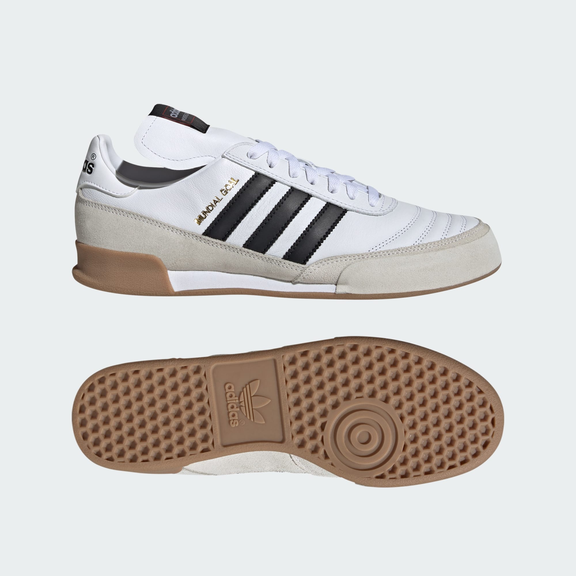 adidas Mundial Goal Indoor Soccer Shoes | adidas soccer | White/Black adidas Mundial Goal Indoor Soccer Shoes | adidas soccer | White/Black