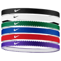 Nike Flex Classic Headbands 6-Pack – Game Royal / University Red / White - N.101.1927.475.OS-NIKE by Nike | Available at Niky's Sports