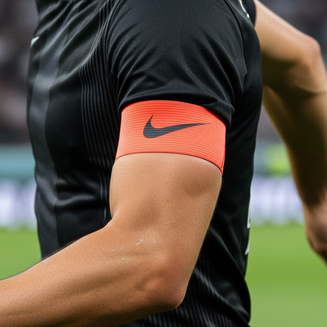Nike Soccer Captain Arm Band Adjustable Orange