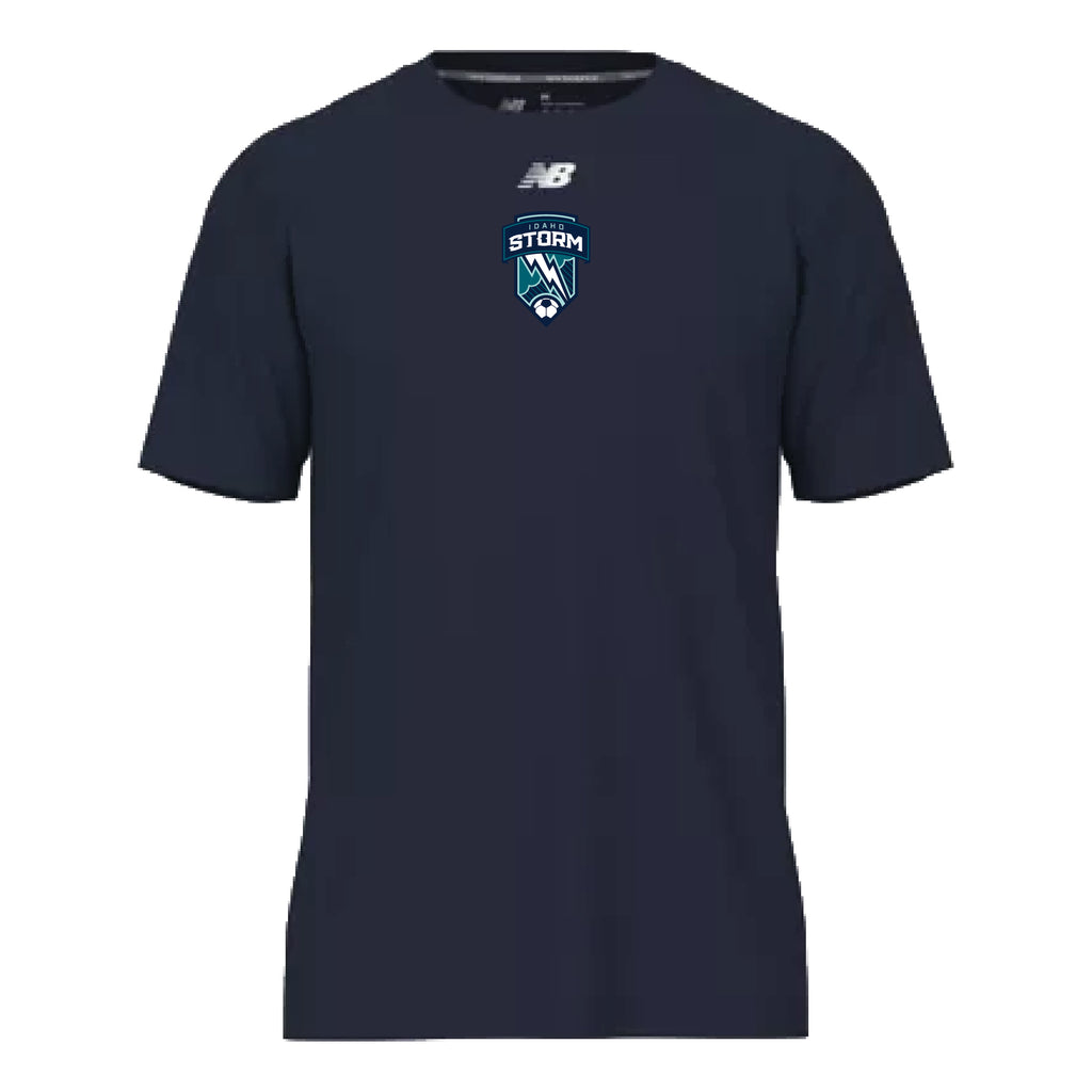 NB Idaho Storm Activate Tee Grey & Navy - Youth/Womens/Mens -  by Niky's Sports | Available at Niky's Sports