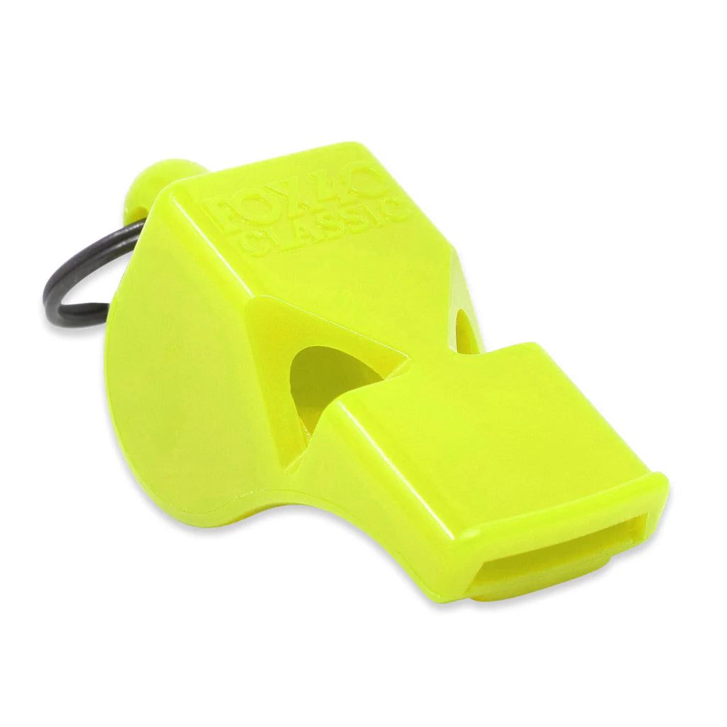 Fox 40 Classic Whistle (Neon Yellow) - 040-SRB-TIDE-RIDER,INC by Fox 40 | Available at Niky's Sports