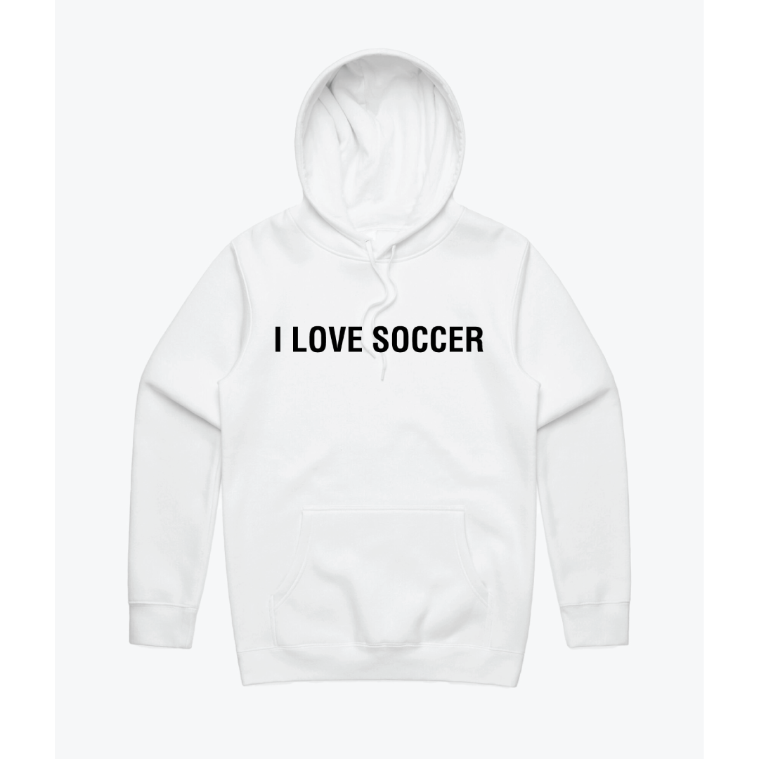 Peace Collective 2023 Leagues Cup Edition - 'I Love Soccer' Unisex Hoodie - ILSHOOD-PEACE COLLECTIV by Peace Collectiv | Available at Niky's Sports