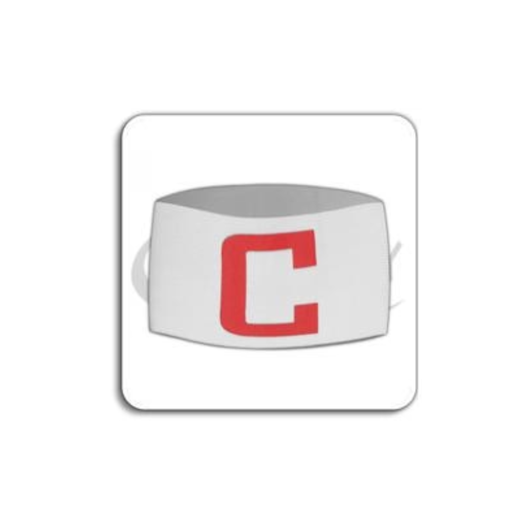 Captain Arm Band White/Red