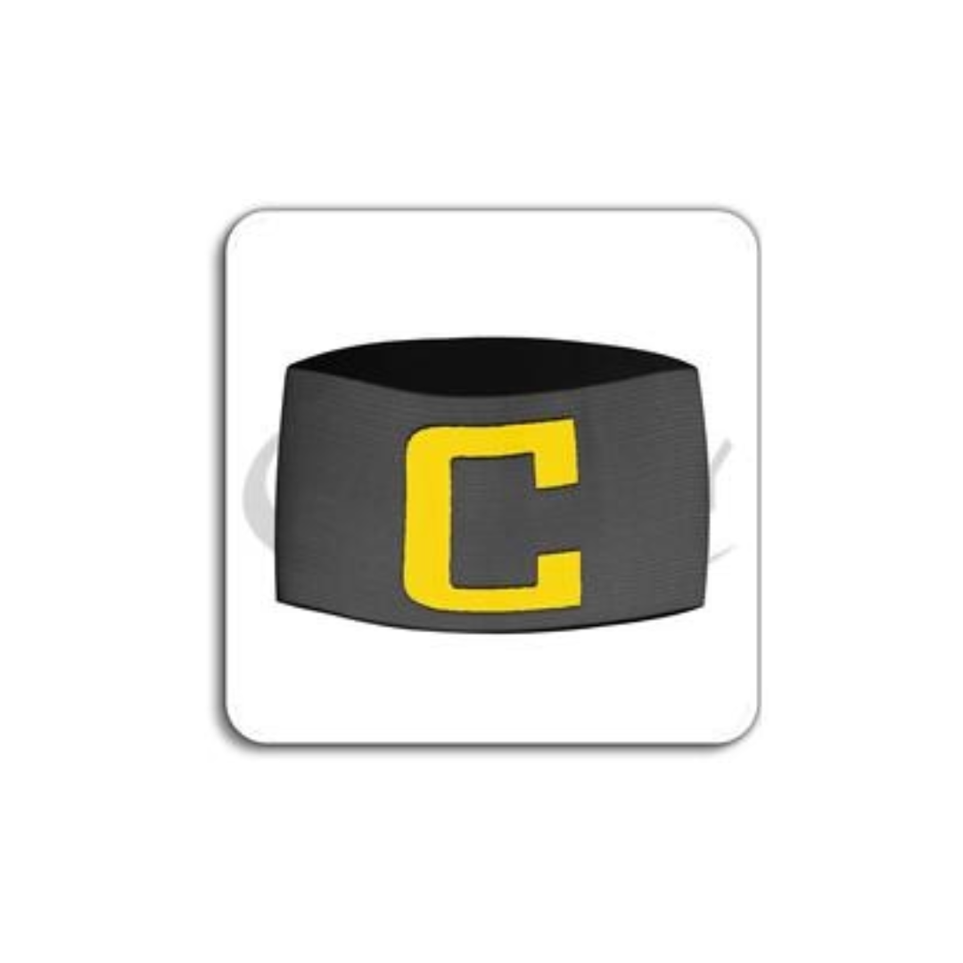 Captain Arm Band Black/Gold - 121822-007-CENTURY by Century | Available at Niky's Sports