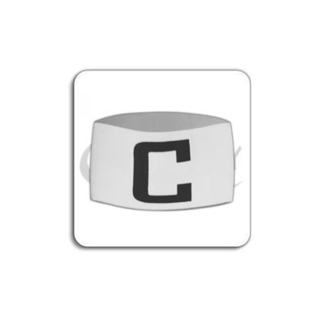 Captain Arm Band White/Black - 121822-101-CENTURY by Century | Available at Niky&#39;s Sports
