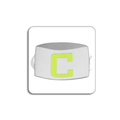 Captain Arm Band White/Neon - 121822-103-CENTURY by Century | Available at Niky's Sports