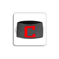 Captain Arm Band Black/Red - 121822-006-CENTURY by Century | Available at Niky's Sports