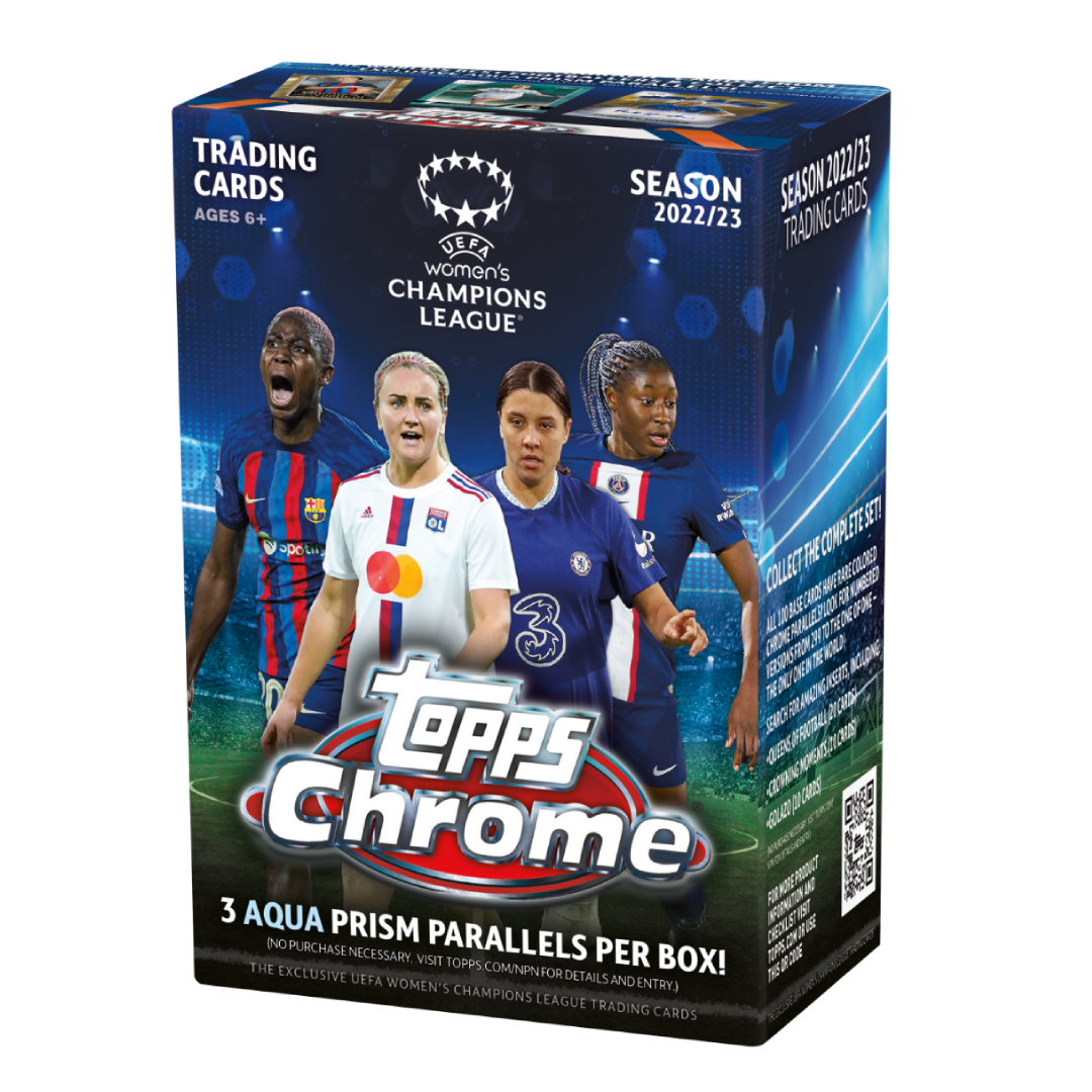 Topps Chrome UEFA Womens Champions League 22/23 Blaster Box - FGC005252-TOPPS by Topps | Available at Niky&#39;s Sports