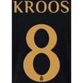 Real Madrid Kroos 23/24 Away Name and Number Set - RM24-KROOS-A-AUTHENTIC by Authentic | Available at Niky's Sports