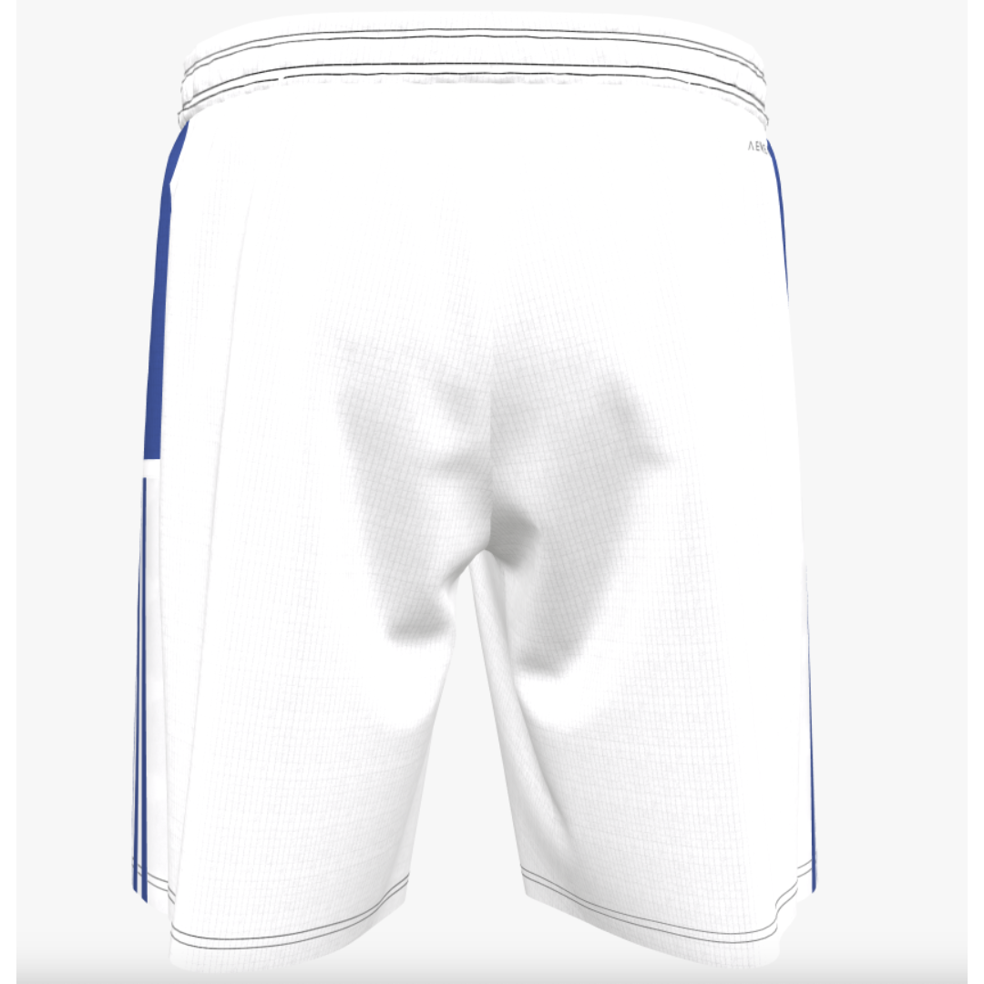 adidas Team 19 Men's Woven Short w/ Pockets - EK4799-WHTBLUE-ADIDAS by adidas | Available at Niky's Sports
