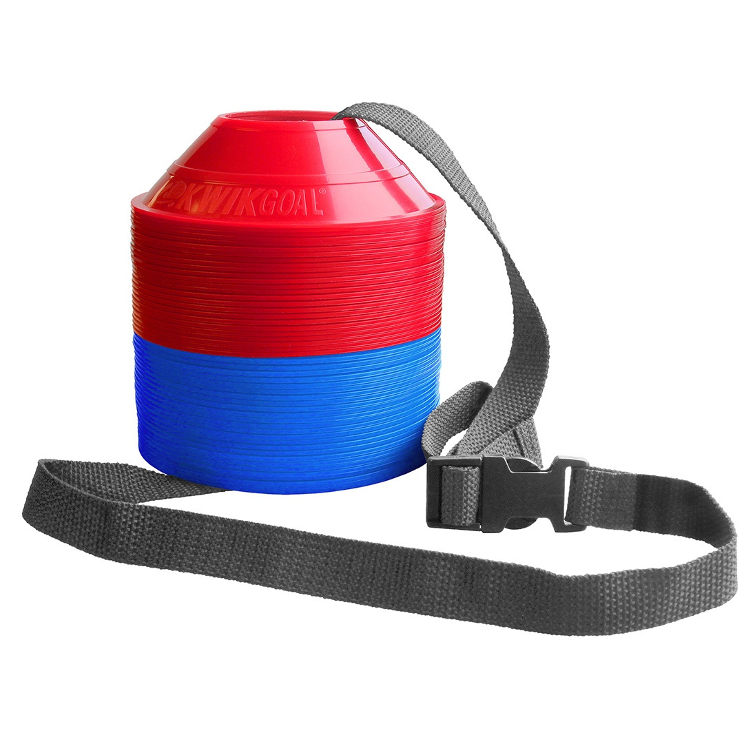 Kwikgoal Mini Cone Kit - Red and Blue - 6A1501-KWIKGOAL by Kwikgoal | Available at Niky&#39;s Sports