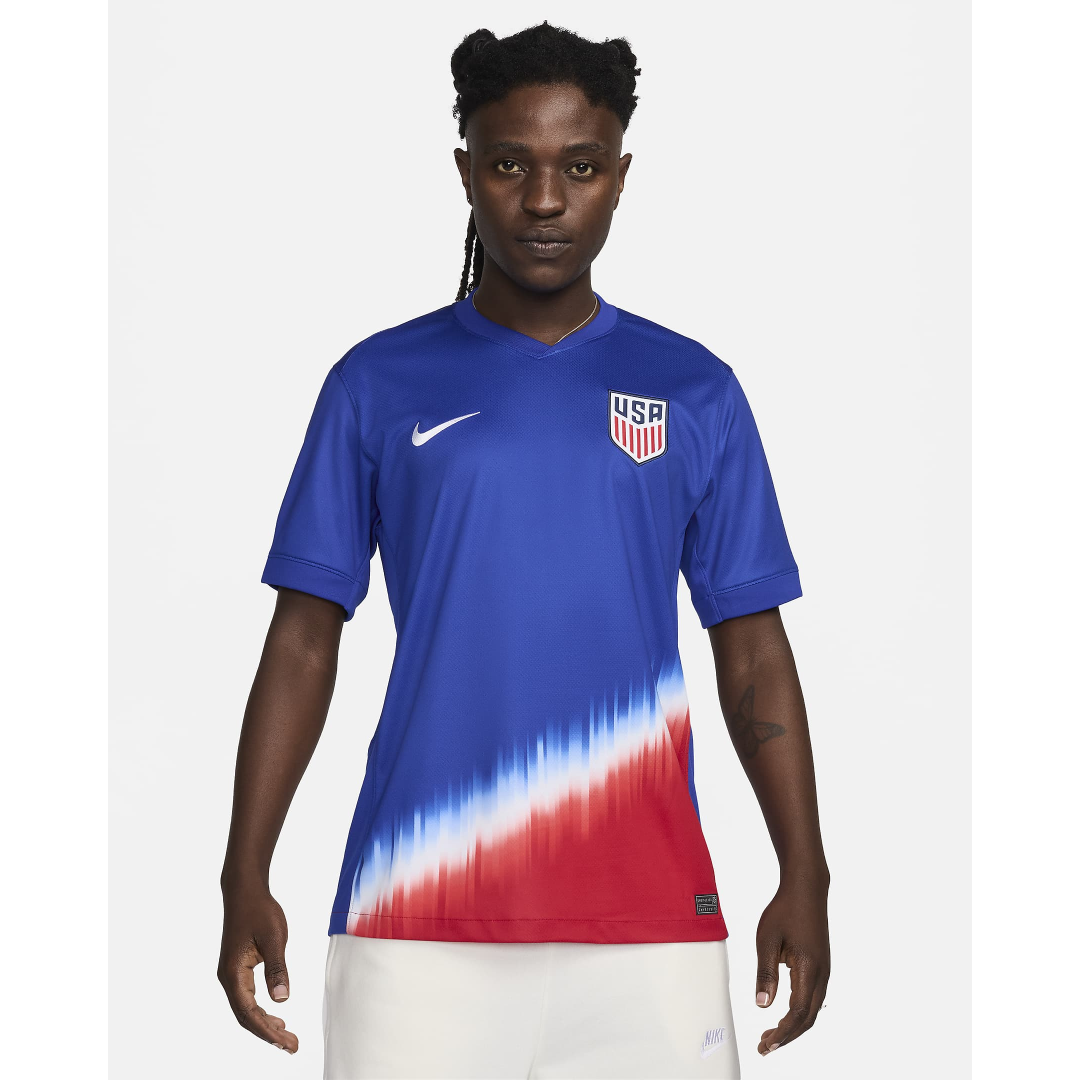 Nike USMNT 2024 Stadium Away Men&#39;s Dri-FIT Soccer Replica Jersey - FJ4277-417-NIKE by Nike | Available at Niky&#39;s Sports