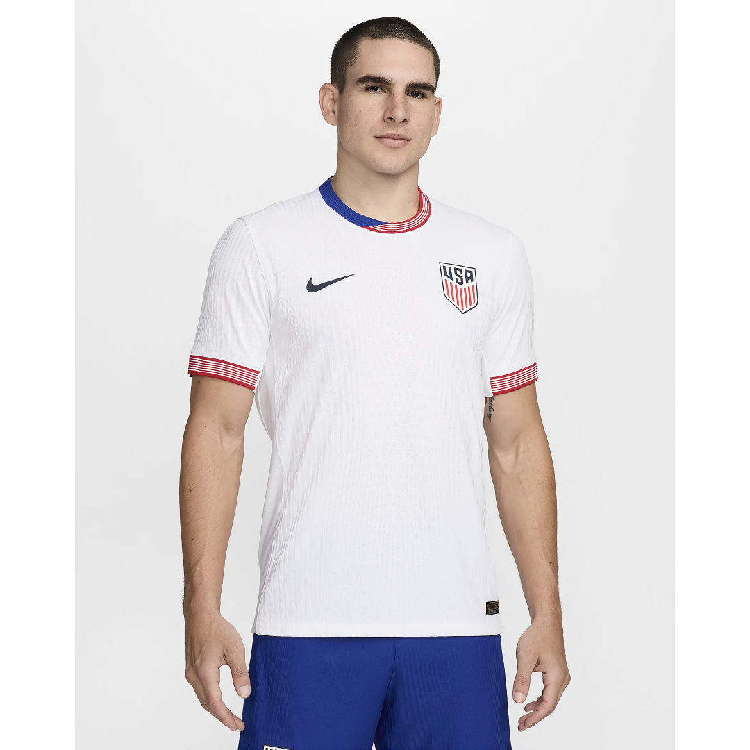 Nike USMNT 2024 Match Home Men's Dri-FIT ADV Soccer Authentic Jersey - FJ4265-100-NIKE by Nike | Available at Niky's Sports