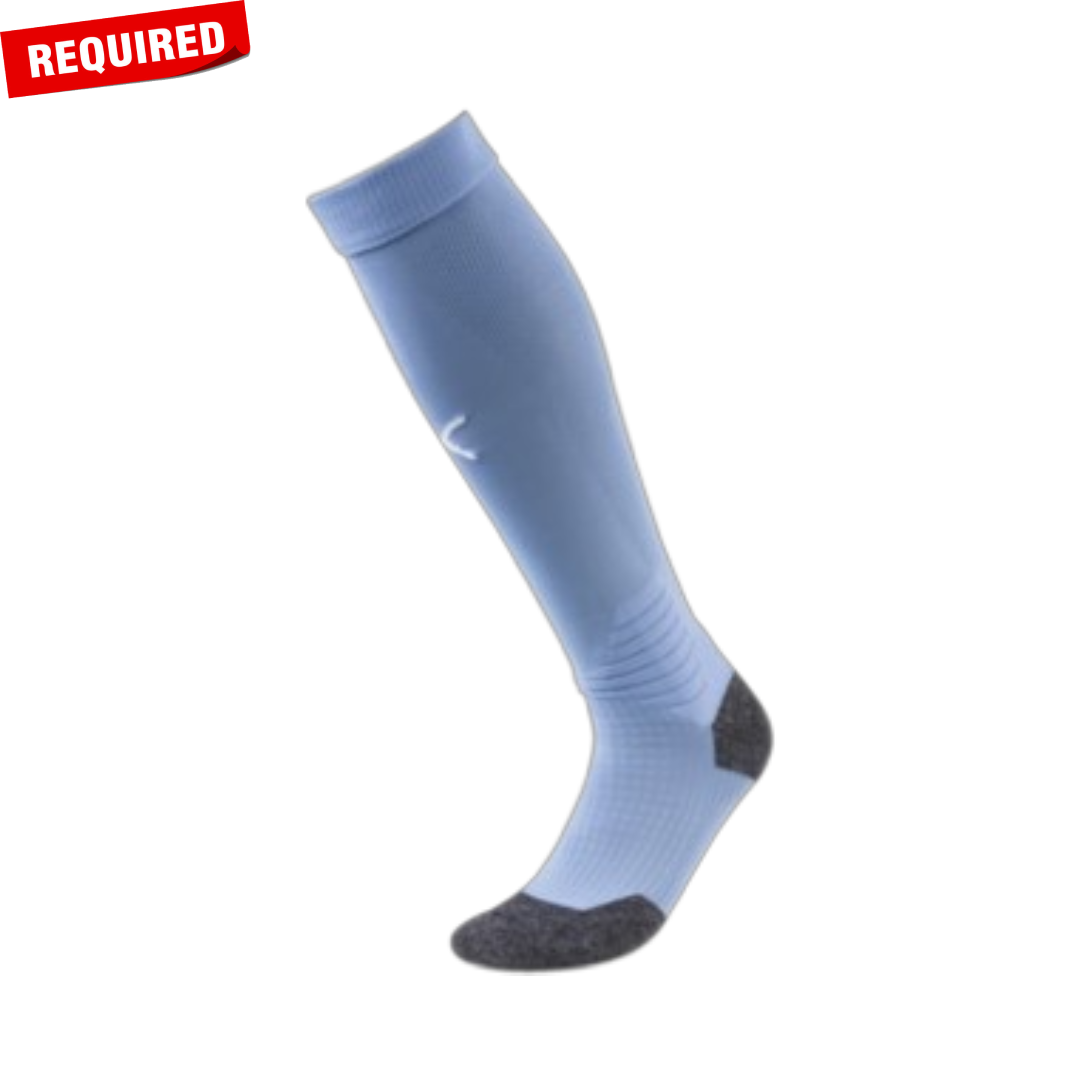 Niky s Sports Puma SC Blues Boys Home Game Socks Light Blue Required Size 1 13 3