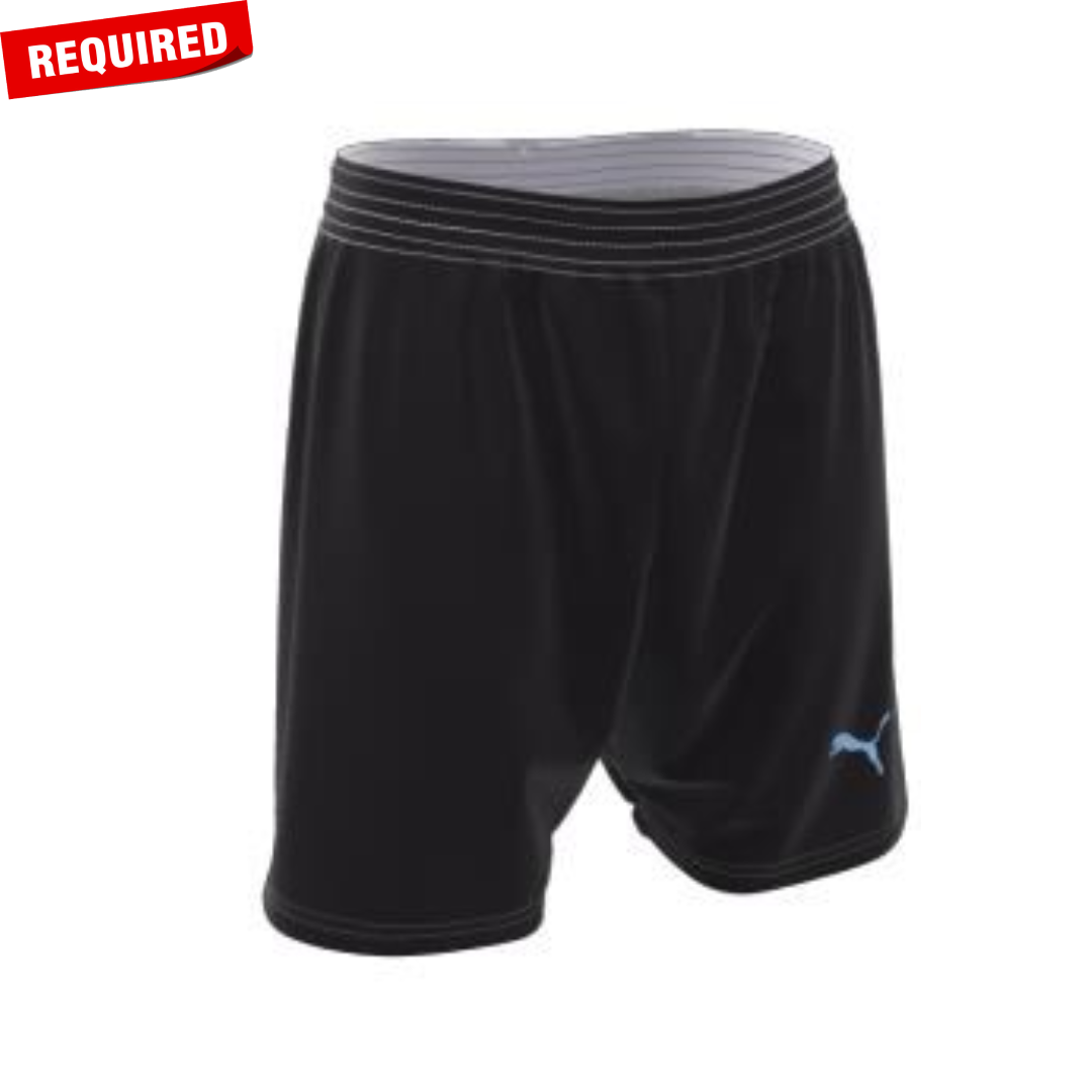 Puma SC Blues Boys Custom Away Shorts - Black - REQUIRED -  by Niky&#39;s Sports | Available at Niky&#39;s Sports