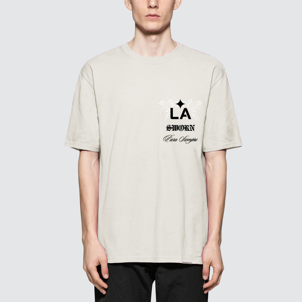 Sworn To Us LA Galaxy Shield Tee - STU-SS-LAGSHIELD-4-SWORN TO US by Sworn To Us | Available at Niky's Sports