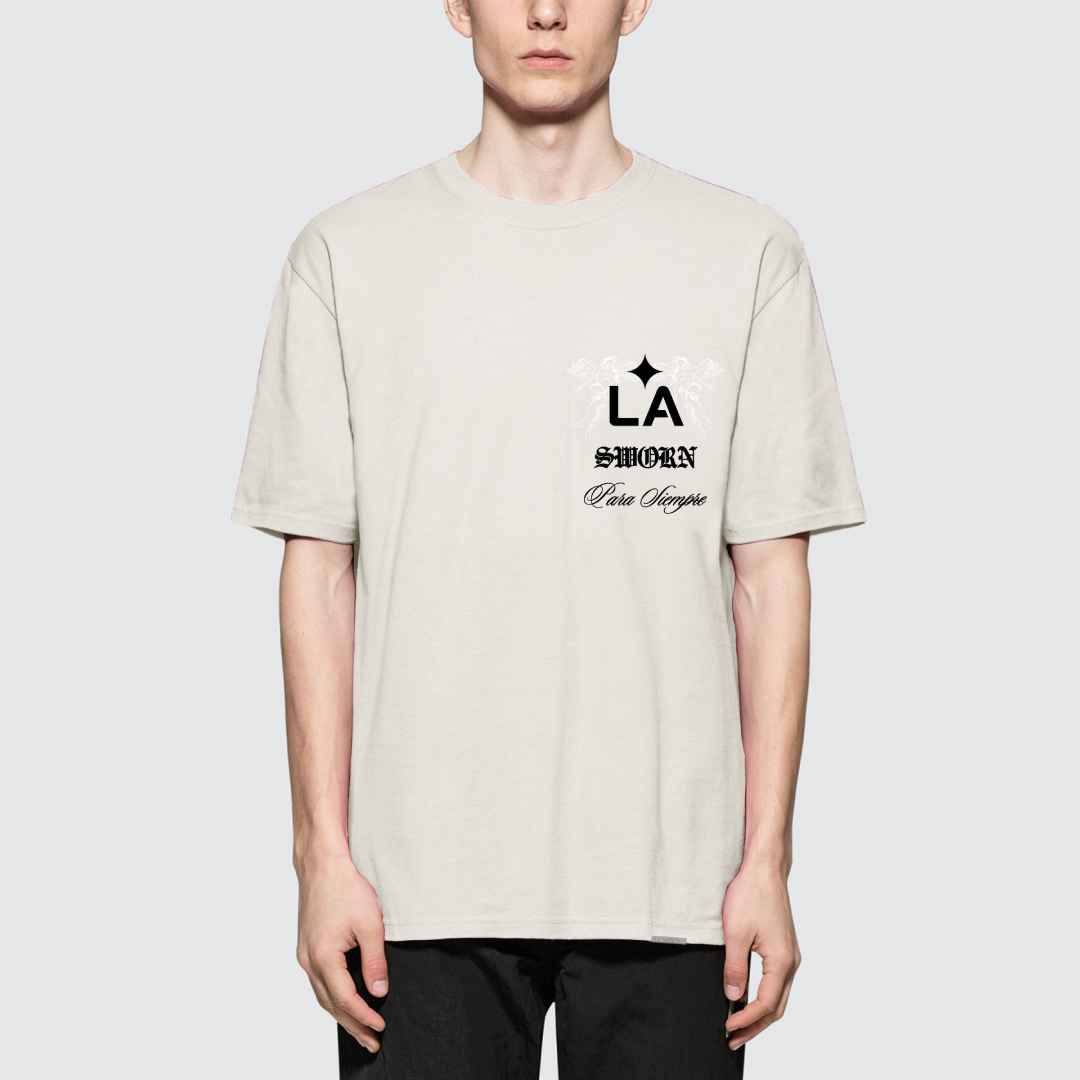 Sworn To Us LA Galaxy Shield Tee - STU-SS-LAGSHIELD-4-SWORN TO US by Sworn To Us | Available at Niky's Sports