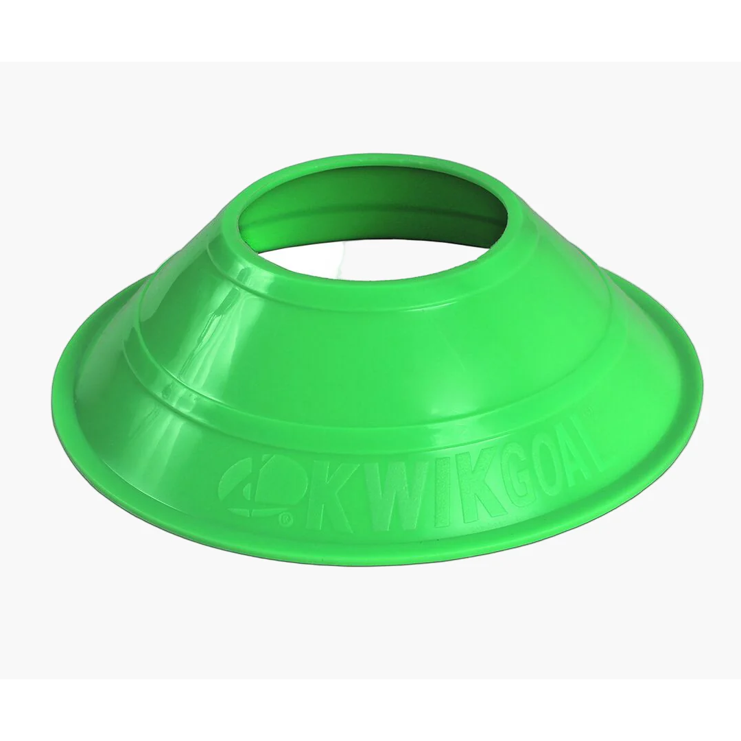 Kwik Goal Mini Disc Cones Green 25 PACK