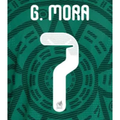 G. Mora #7 Mexico Home Name Set 2026 - GM7-MX26-HM by Authentic | Available at Niky's Sports