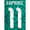 S. Gimenez #11 Mexico Home Name Set 2026 - SG11-MX26-HM by Authentic | Available at Niky's Sports