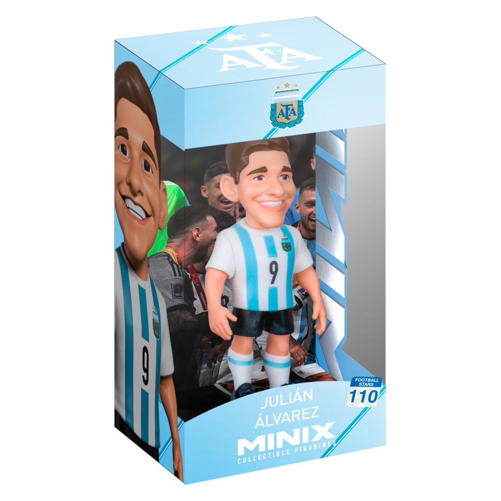 Minix Julian Alvarez Argentina 12cm Figurine - 22601-MINIX by Minix | Available at Niky's Sports