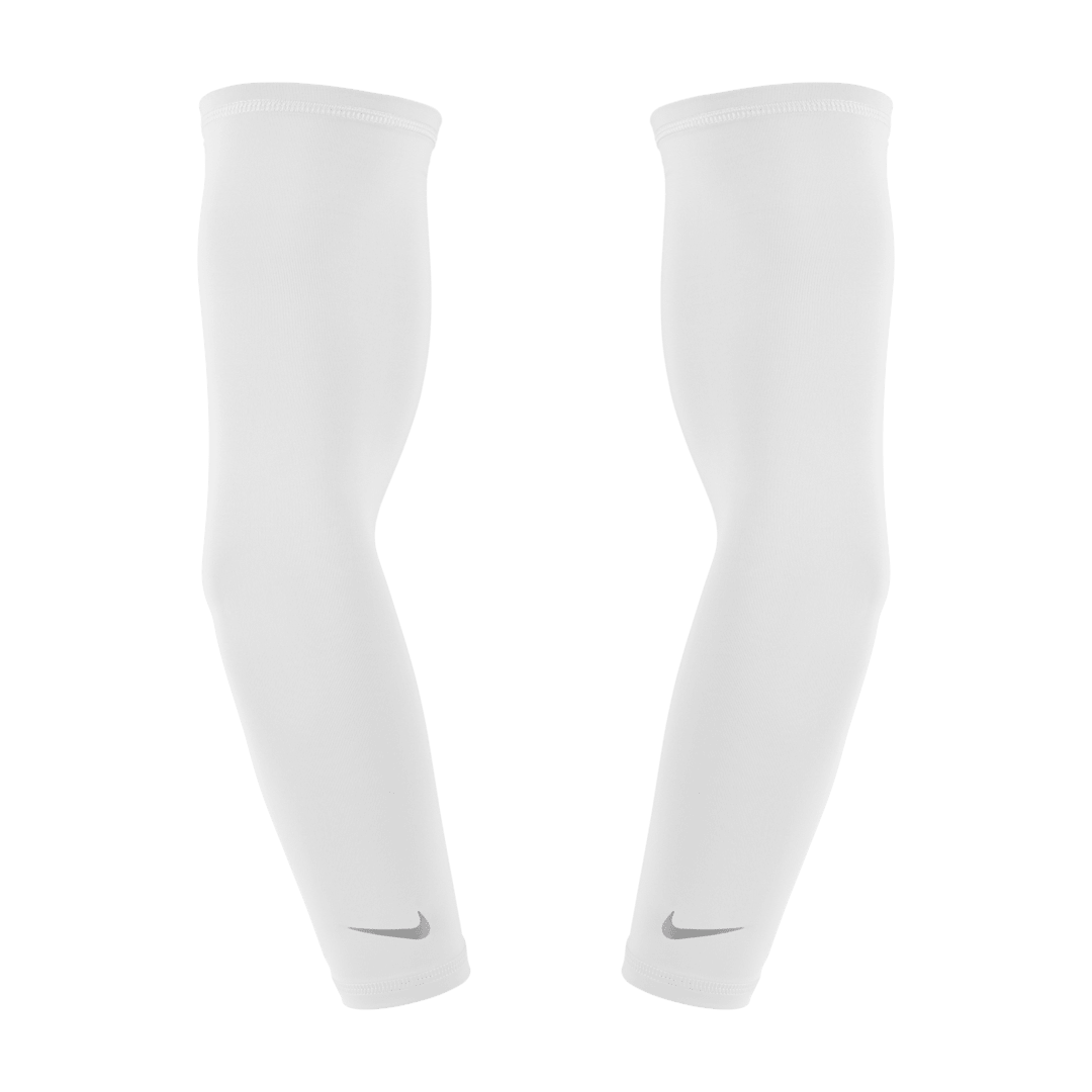 NIKE UV COOLING SLEEVES PAIR - WHITE - N.101.5775.109-NIKE by Nike | Available at Niky's Sports