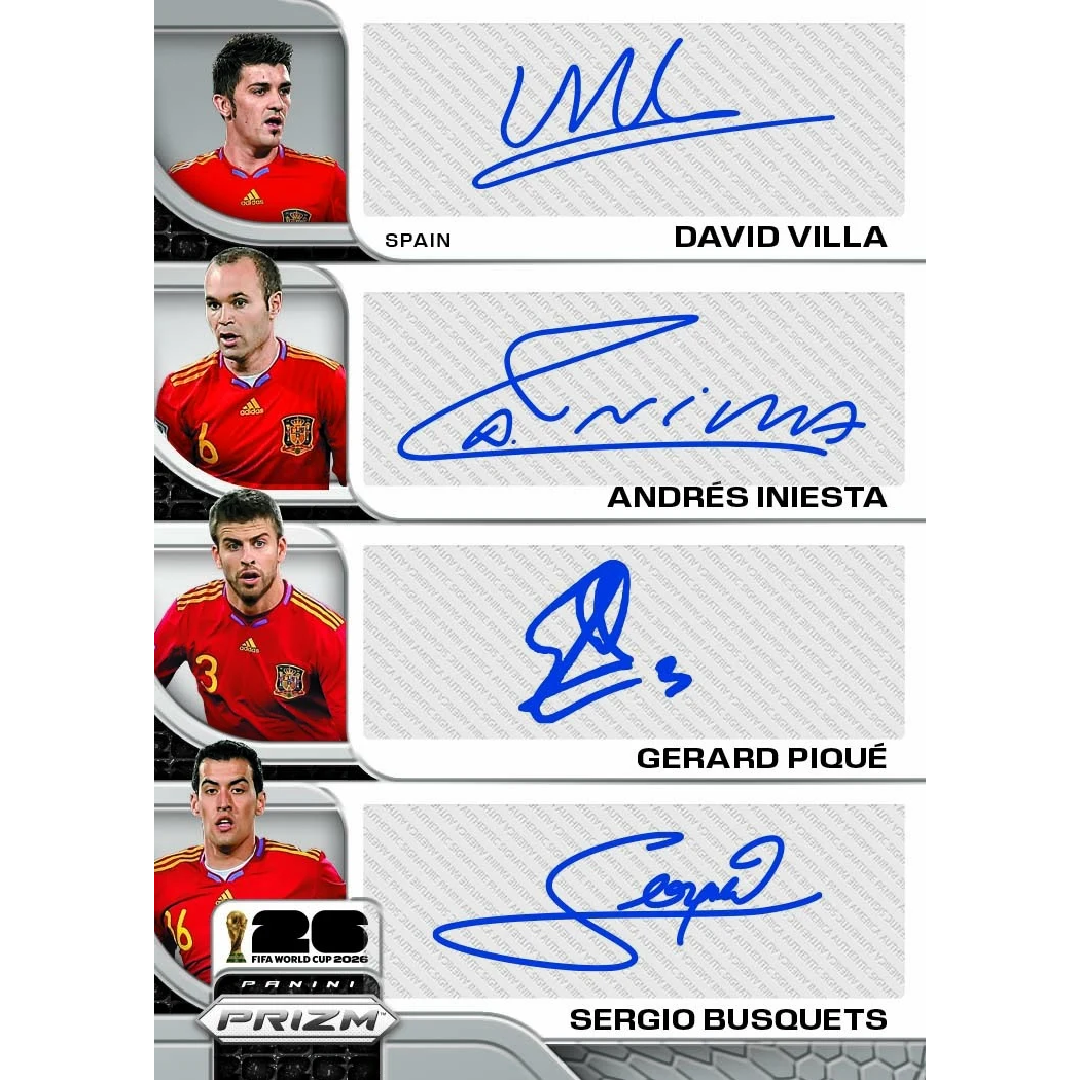 Panini 2026 FIFA World Cup Prizm Cards Mega BOX (6 Packs Each)